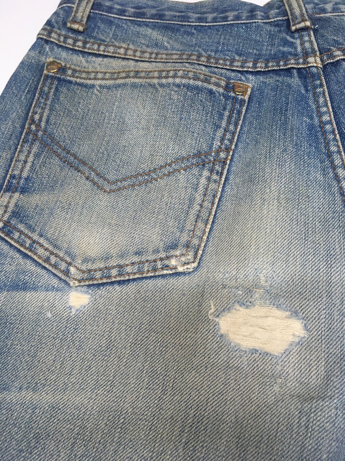 Trussardi × Vintage Vintage trussardi distressed denim Size US 30 / EU 46 - 11 Thumbnail