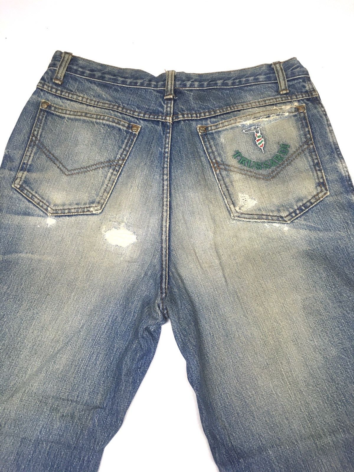 Trussardi × Vintage Vintage trussardi distressed denim Size US 30 / EU 46 - 6 Thumbnail