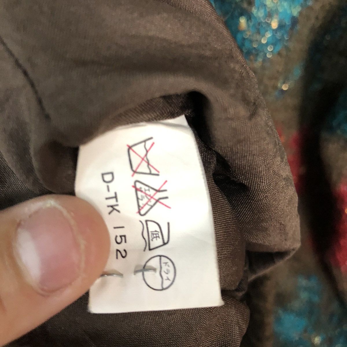 Vintage DLL Anjou Roze vintage Brown art cardigan Knitwear #c1150 Size US M / EU 48-50 / 2 - 12 Thumbnail