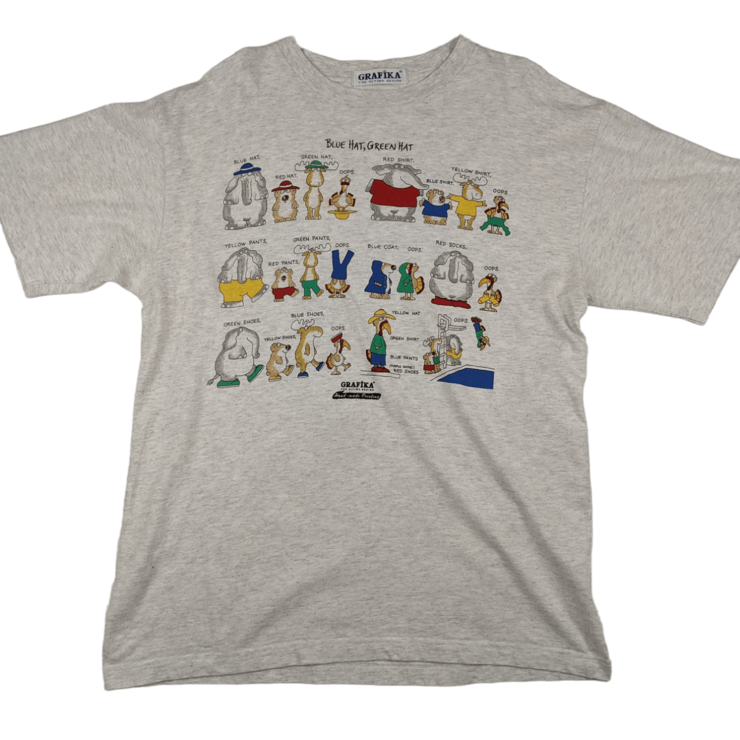 Japanese Brand Vintage Japan GRAFIKA Animal Graphic T-Shirt Size US XL / EU 56 / 4 - 3 Thumbnail