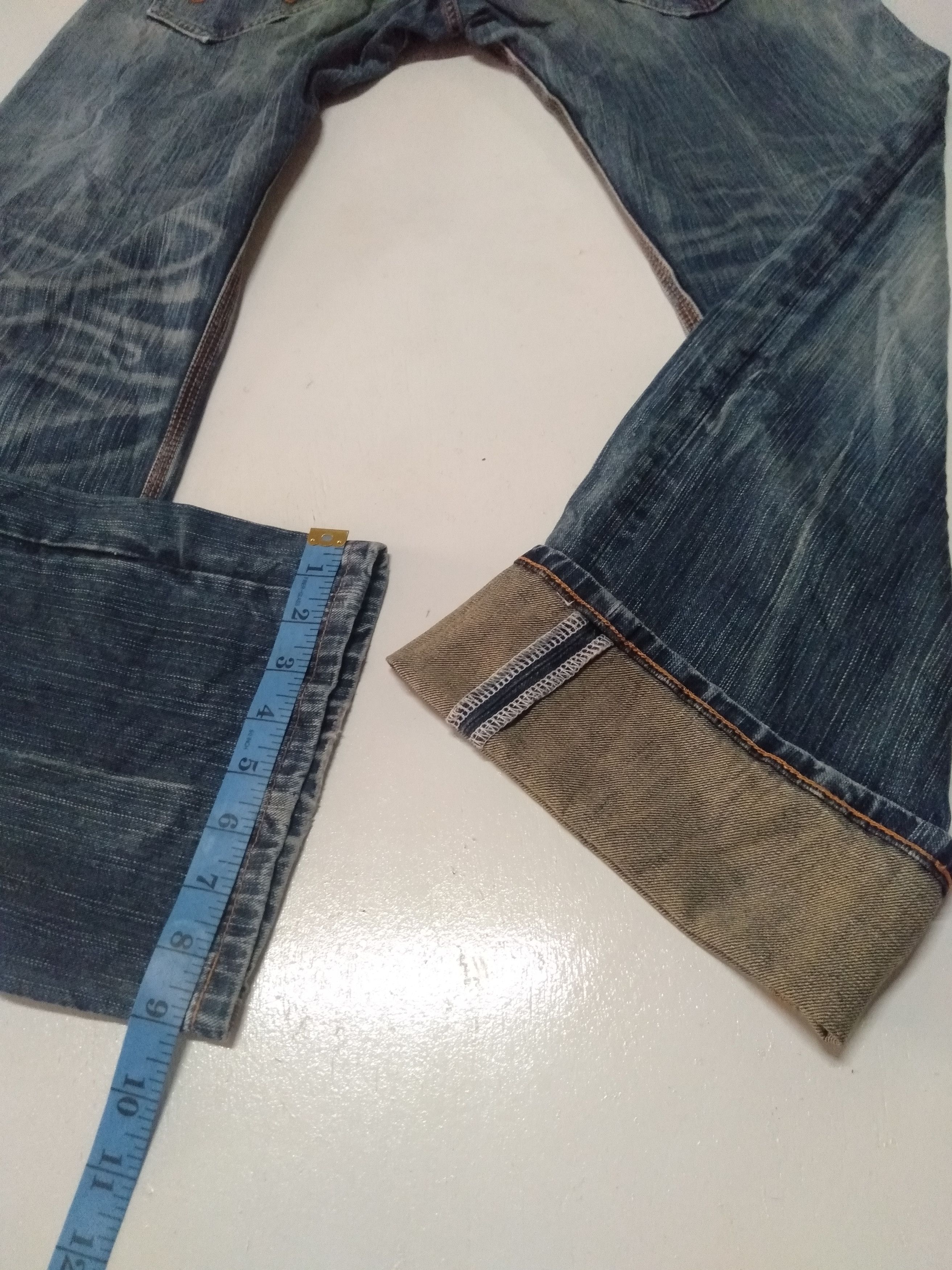 Edwin × Japanese Brand × Vintage vintage Edwin XV blue wash distressed jeans Japan Size US 36 / EU 52 - 7 Thumbnail