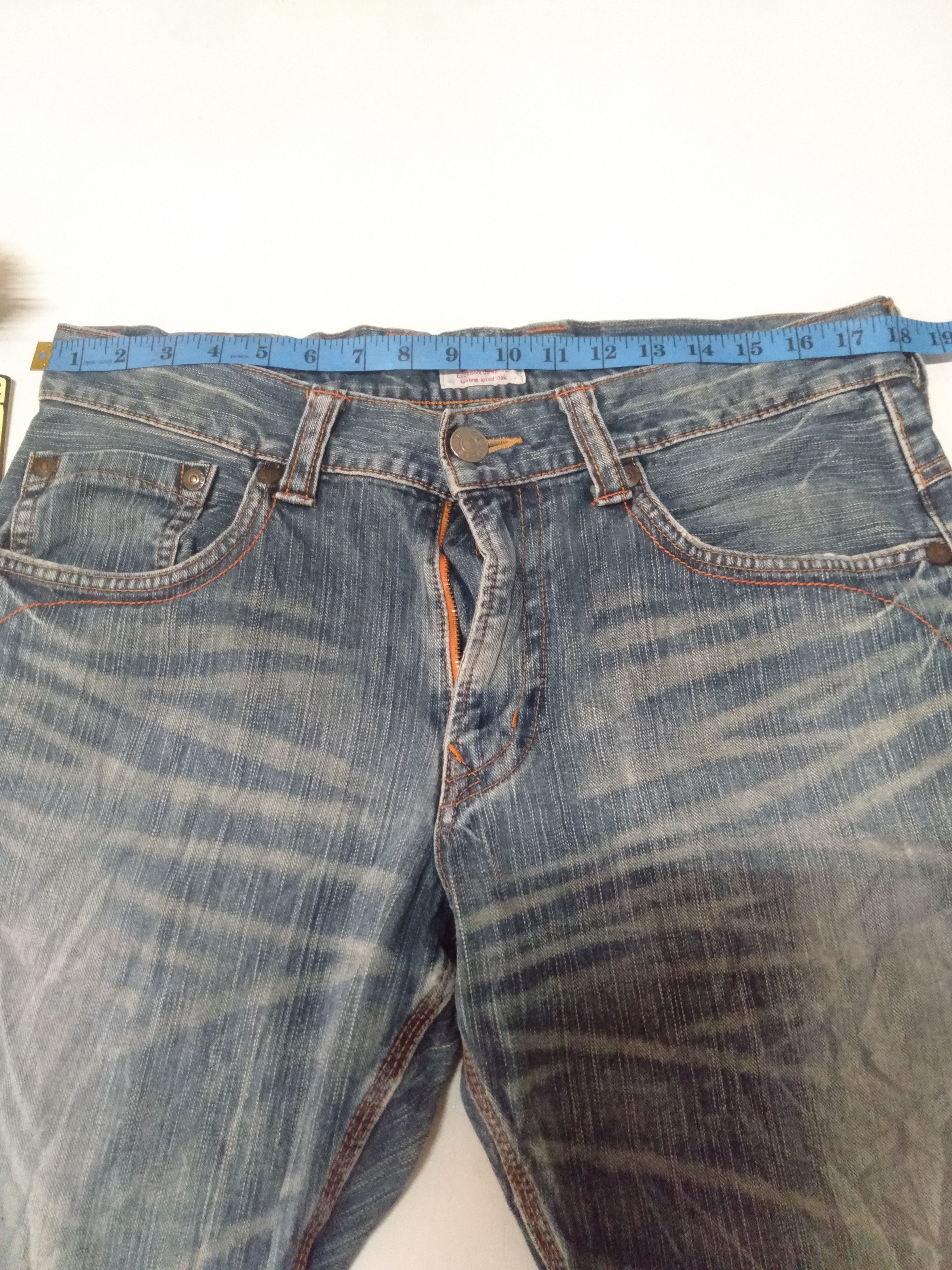 Edwin × Japanese Brand × Vintage vintage Edwin XV blue wash distressed jeans Japan Size US 36 / EU 52 - 3 Thumbnail