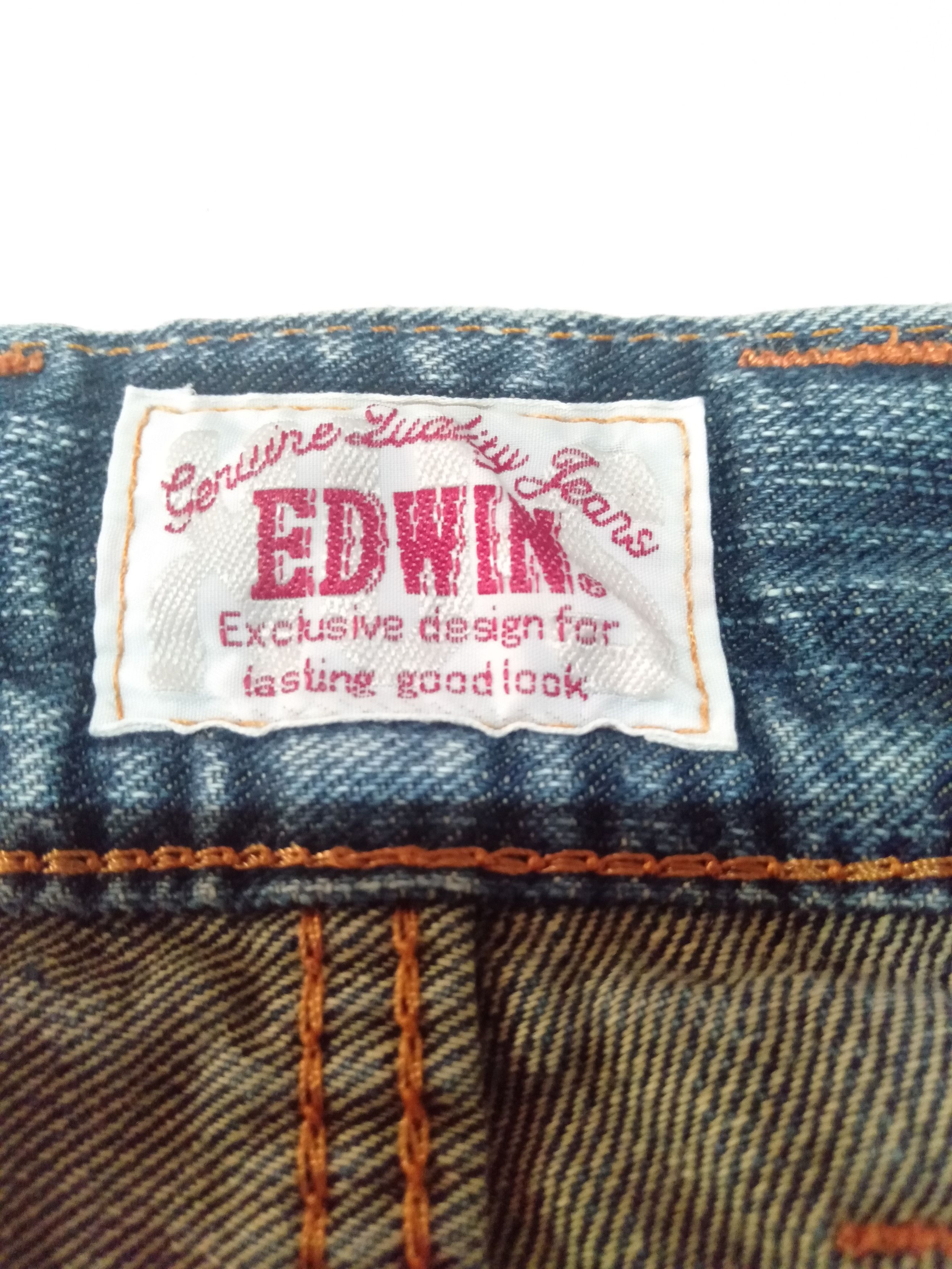 Edwin × Japanese Brand × Vintage vintage Edwin XV blue wash distressed jeans Japan Size US 36 / EU 52 - 9 Thumbnail