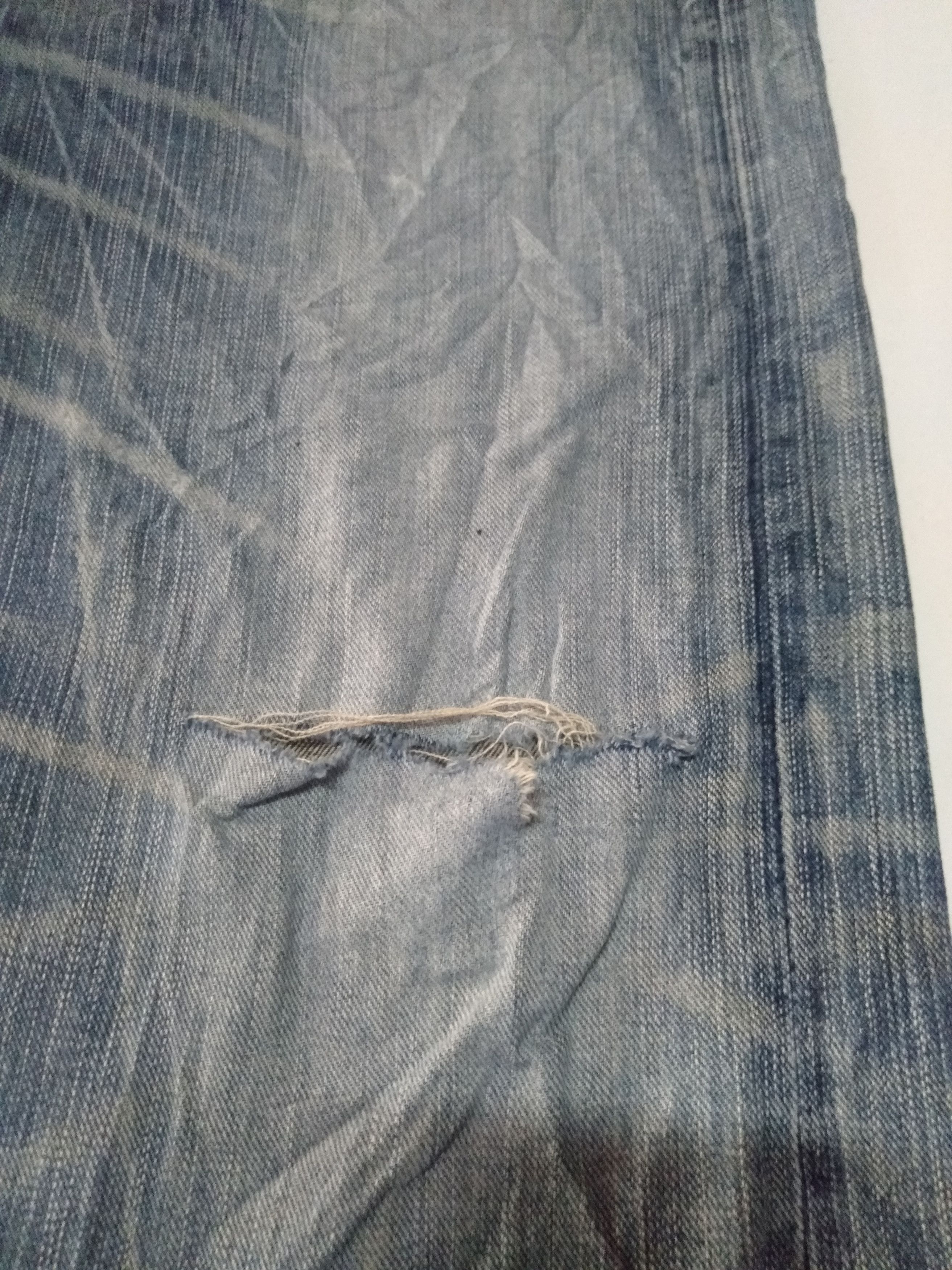 Edwin × Japanese Brand × Vintage vintage Edwin XV blue wash distressed jeans Japan Size US 36 / EU 52 - 6 Thumbnail