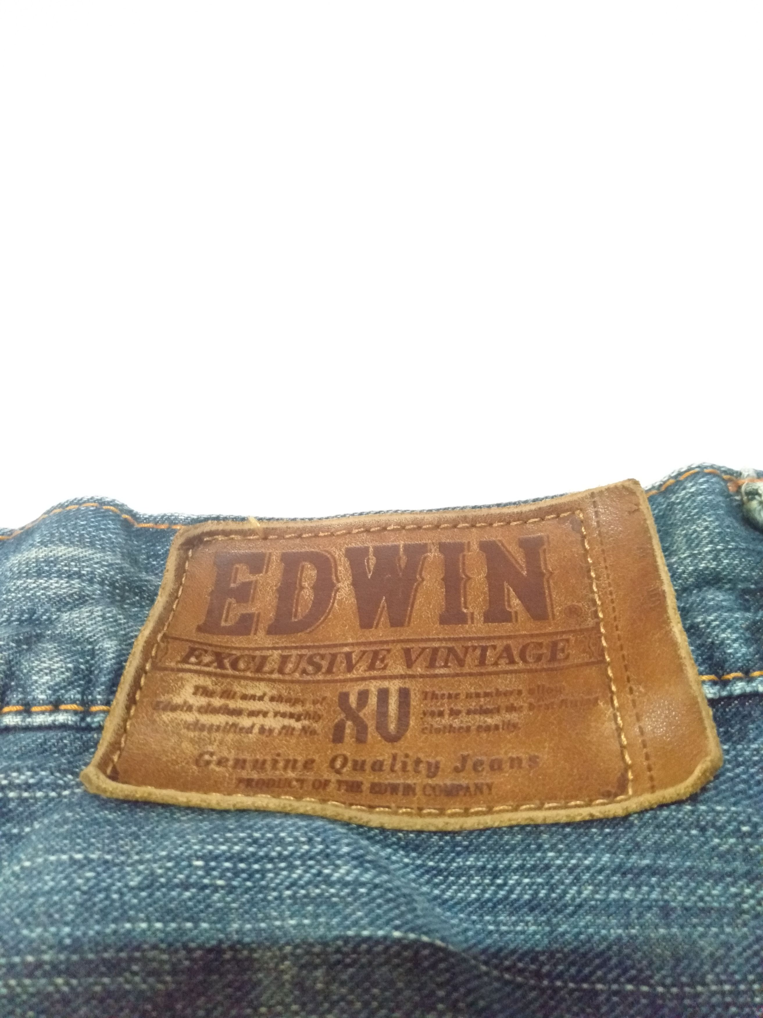 Edwin × Japanese Brand × Vintage vintage Edwin XV blue wash distressed jeans Japan Size US 36 / EU 52 - 8 Thumbnail