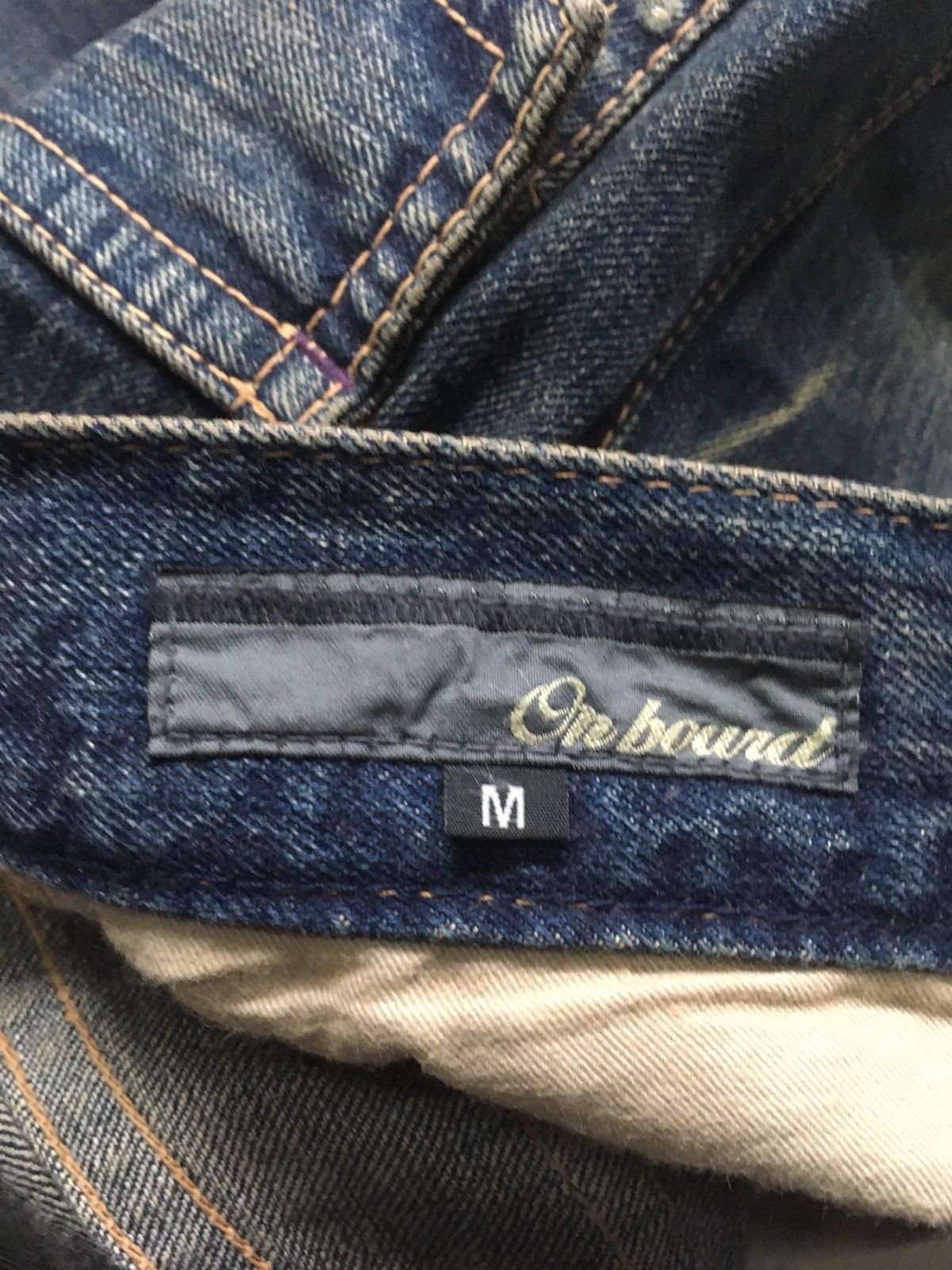 Japanese Brand FLARE🔥On board distressed boot cut denim made in Japan 🇯🇵 Size US 32 / EU 48 - 14 Thumbnail