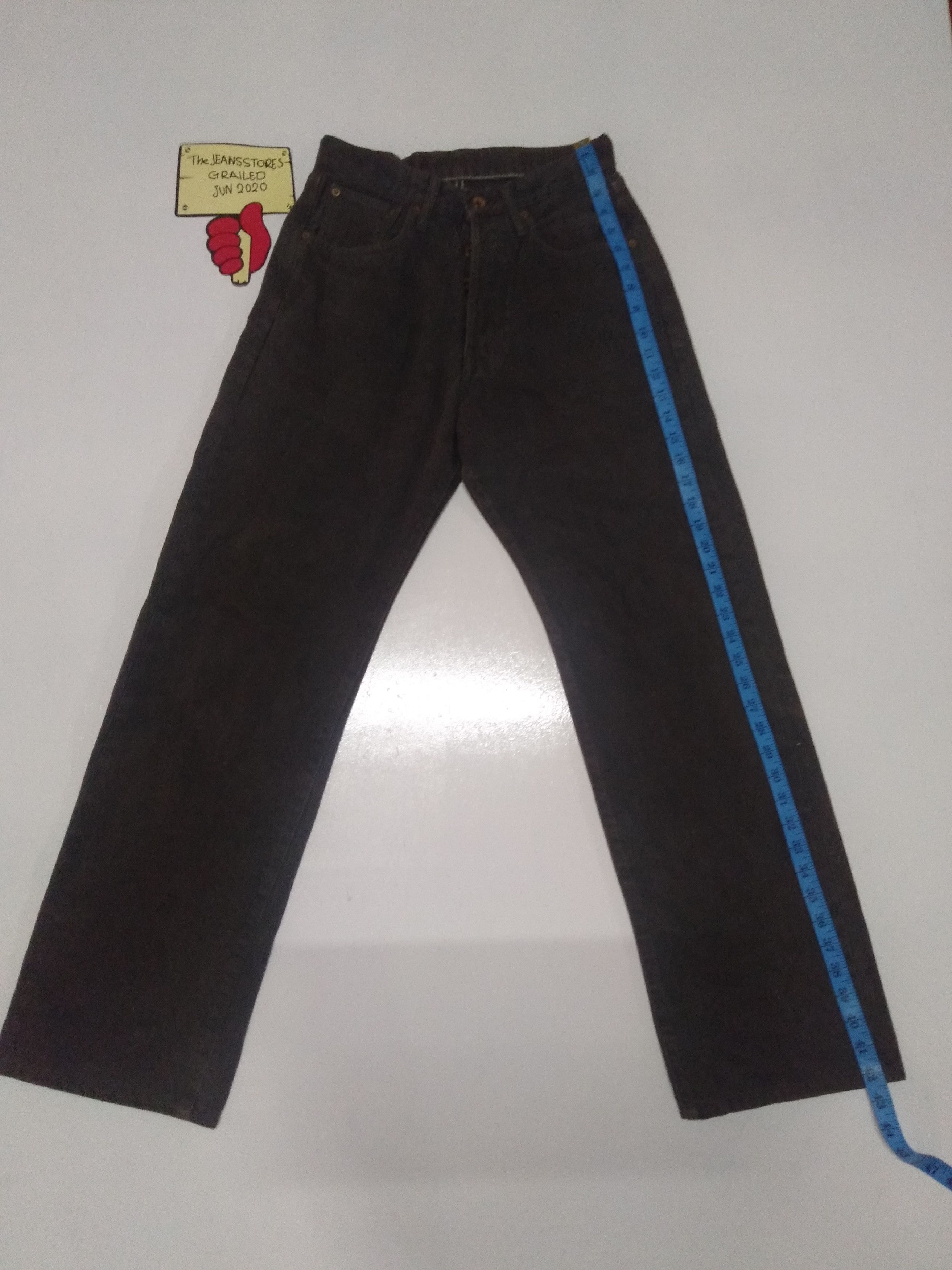 Edwin × Japanese Brand × Vintage vintage Edwin lot 505 super black selvedge jeans Japan Size US 27 - 1 Thumbnail