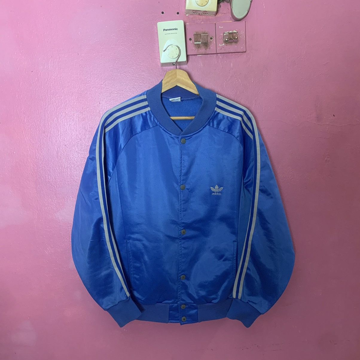 Vintage Adidas Varsity Polyester Jacket