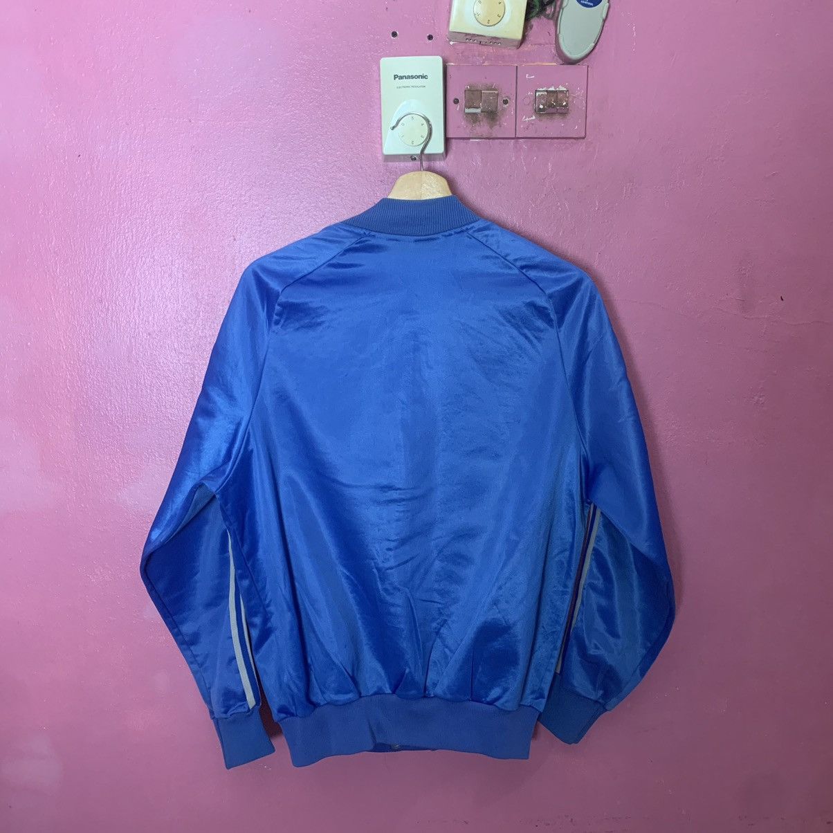 Adidas × Vintage Vintage Adidas Varsity Polyester Jacket Size US L / EU 52-54 / 3 - 8 Thumbnail