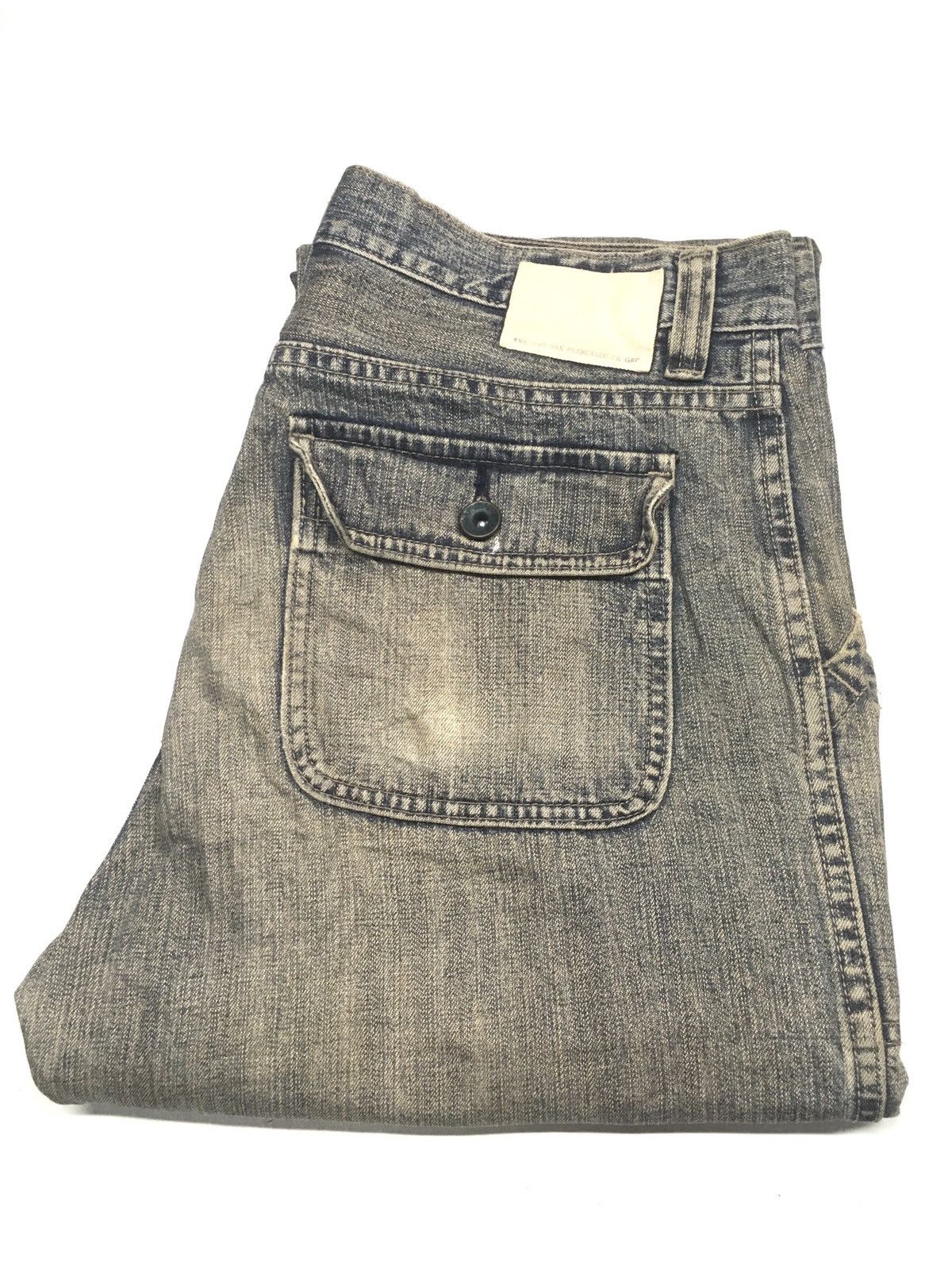 Gap × Vintage Vintage gap army baker denim Size US 33 - 1 Thumbnail