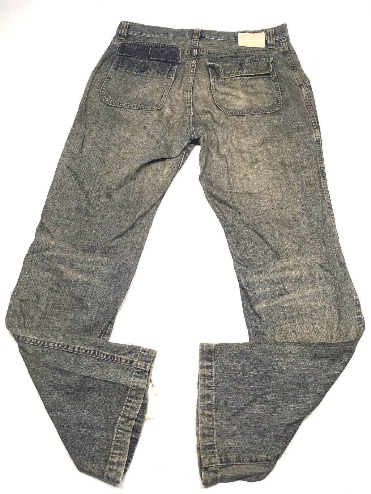Gap × Vintage Vintage gap army baker denim Size US 33 - 8 Thumbnail