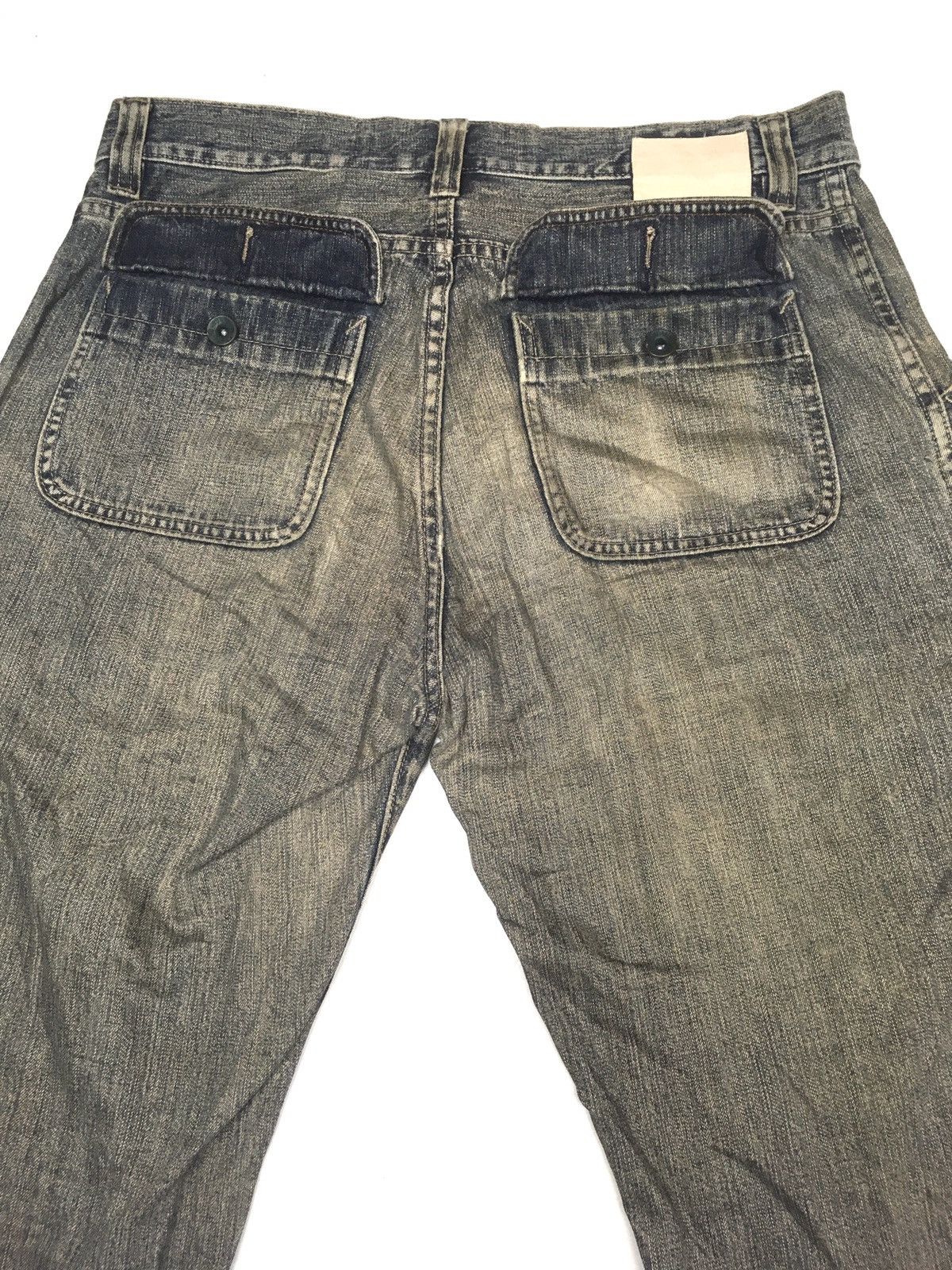 Gap × Vintage Vintage gap army baker denim Size US 33 - 6 Thumbnail