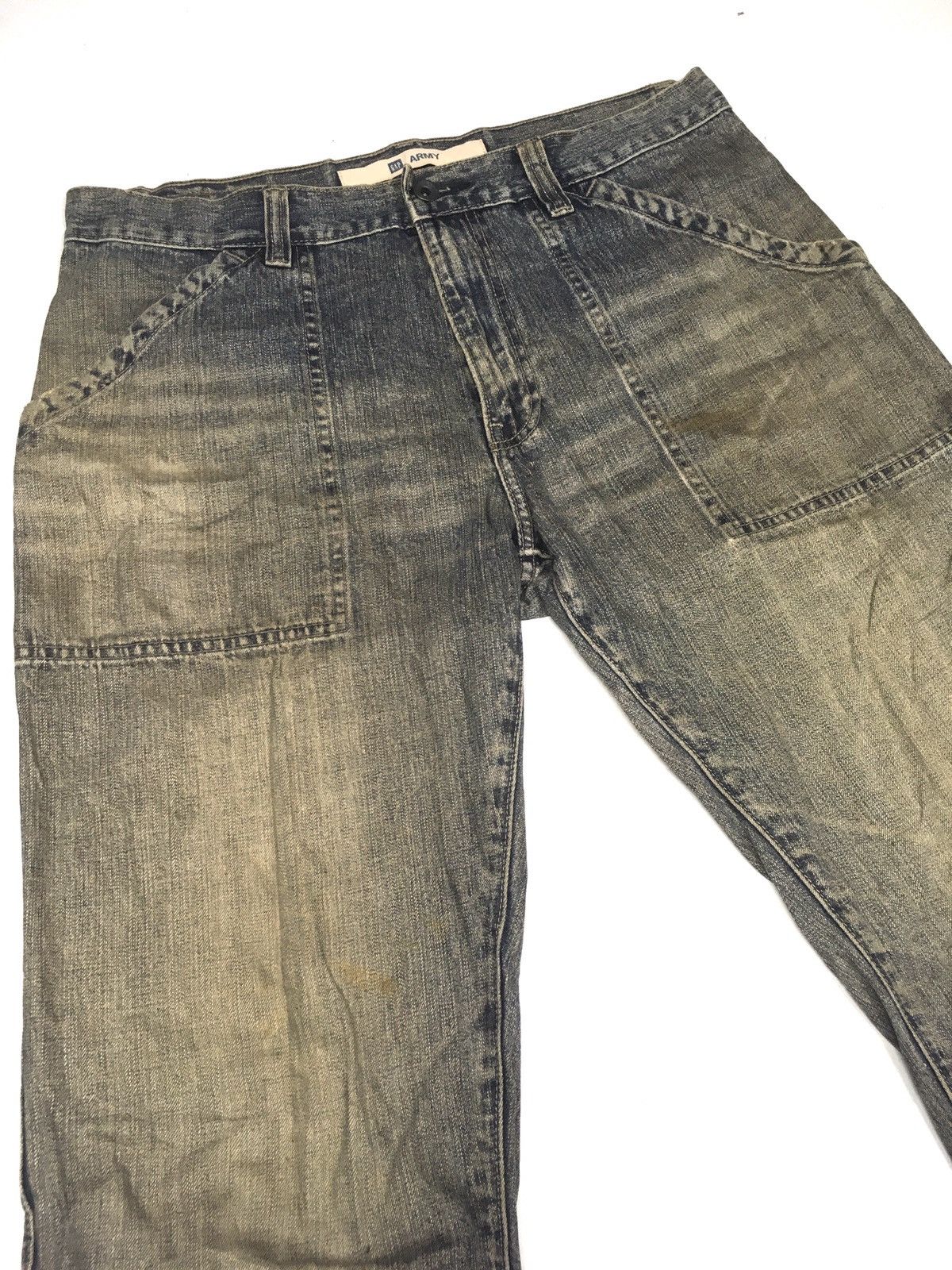 Gap × Vintage Vintage gap army baker denim Size US 33 - 7 Thumbnail