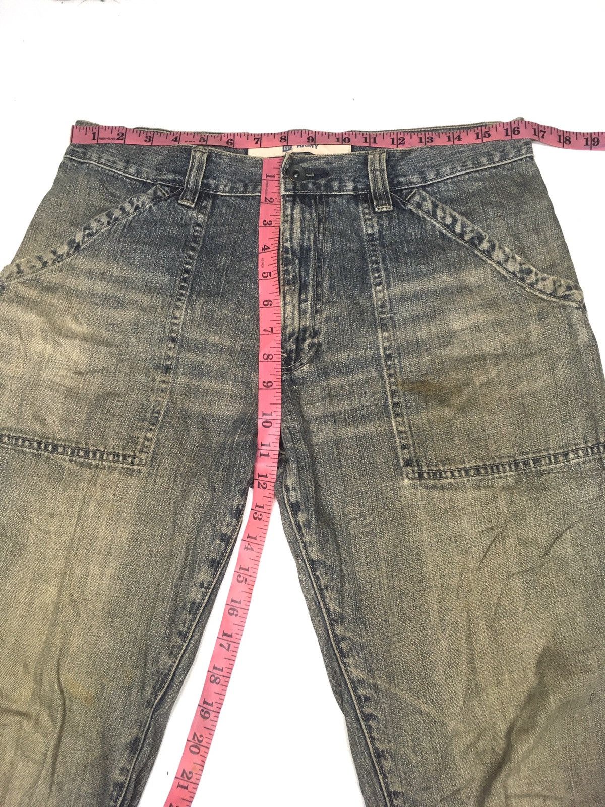 Gap × Vintage Vintage gap army baker denim Size US 33 - 3 Thumbnail