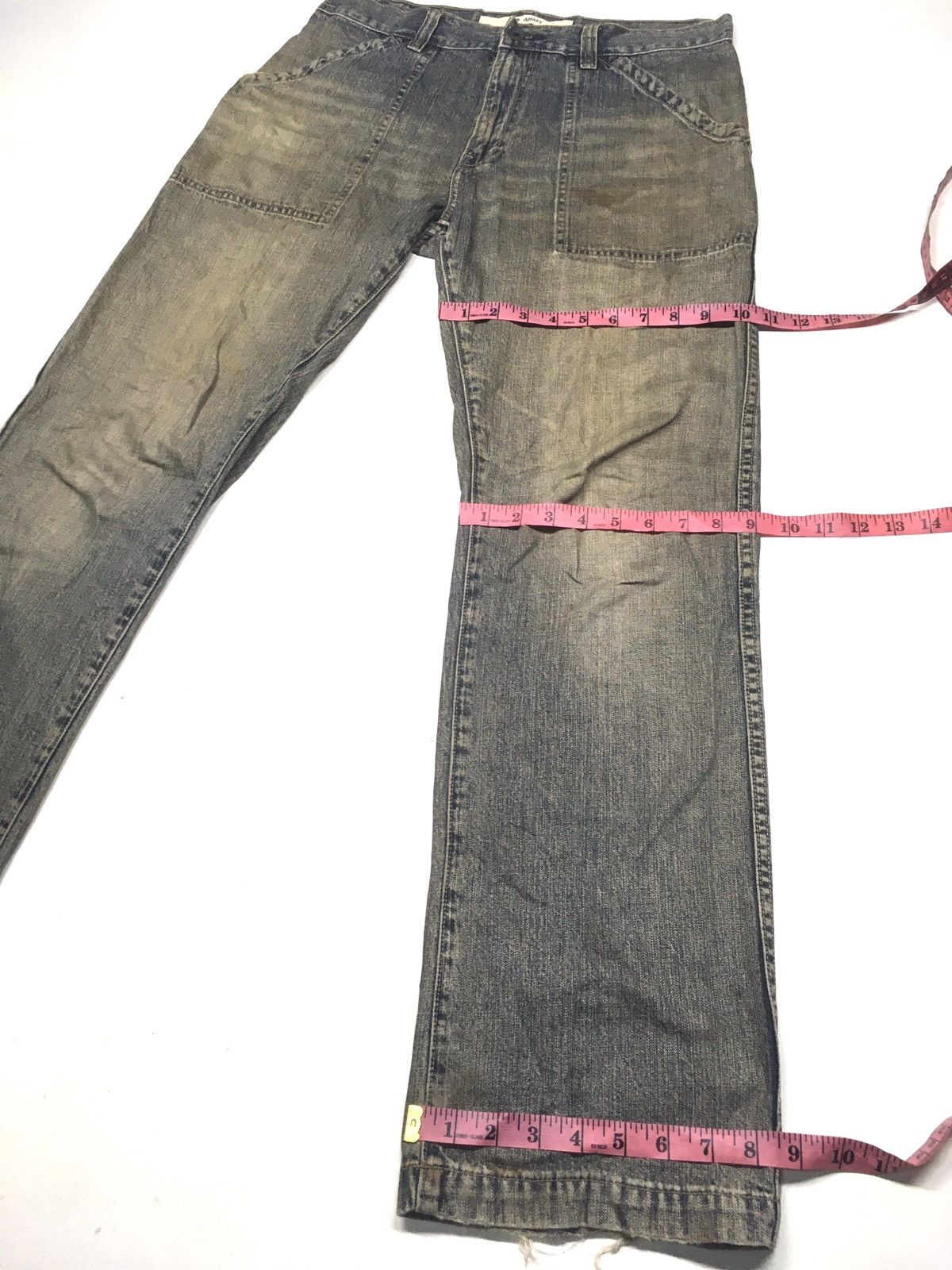 Gap × Vintage Vintage gap army baker denim Size US 33 - 4 Thumbnail