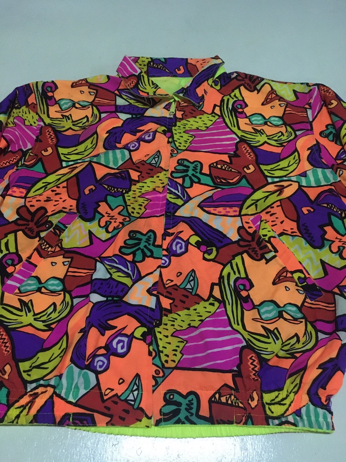 Vintage Vintage 90s urban hills reversible over print jacket Size US L / EU 52-54 / 3 - 3 Thumbnail