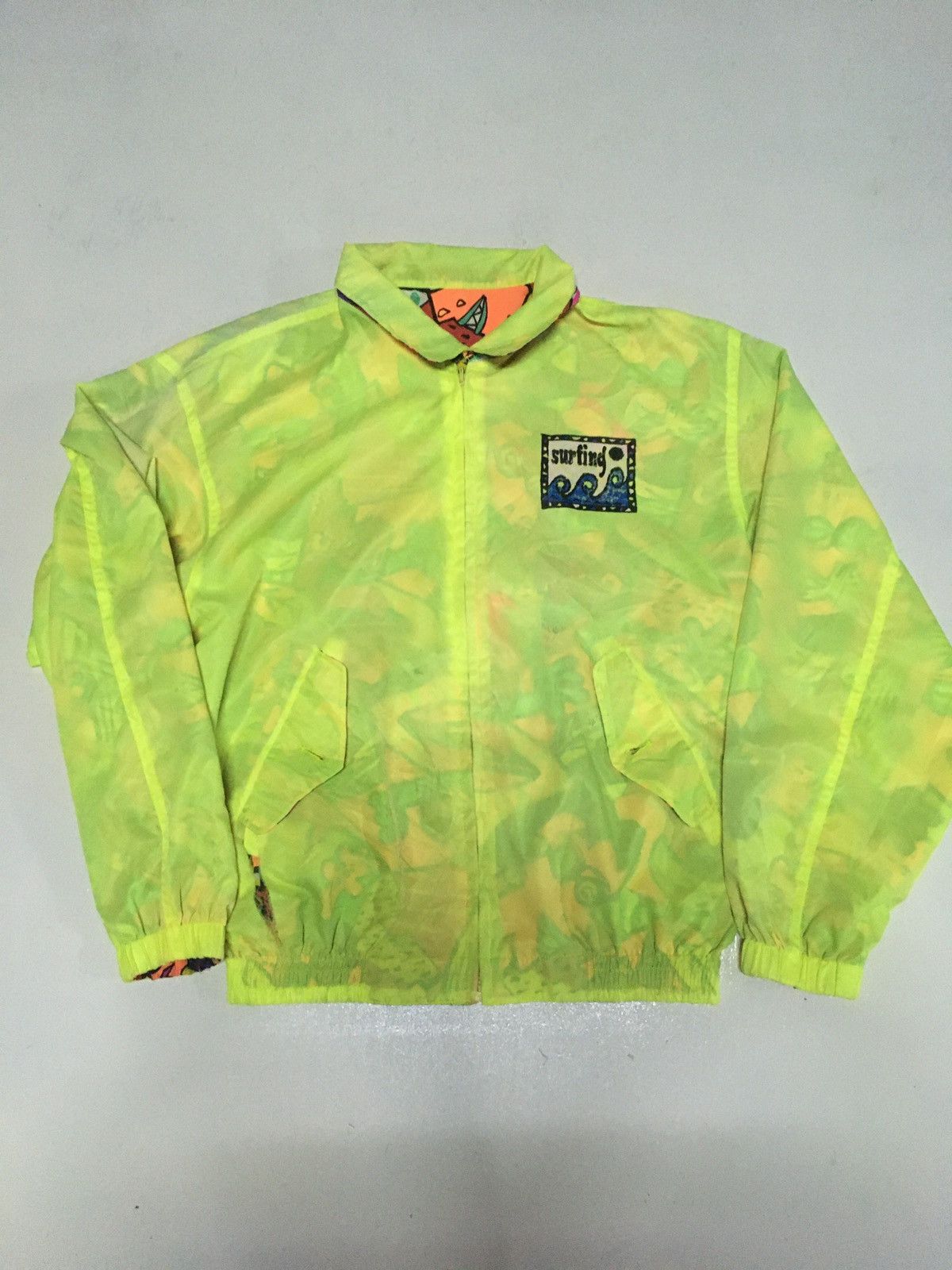 Vintage Vintage 90s urban hills reversible over print jacket Size US L / EU 52-54 / 3 - 9 Thumbnail