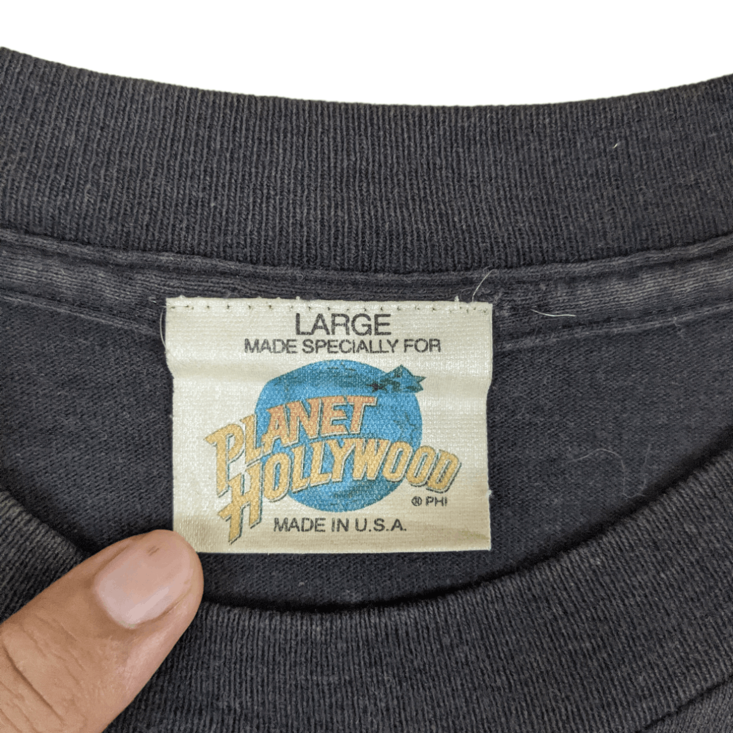 Planet Hollywood Vintage PLANET HOLLYWOOD Graphic T-Shirt Size US L / EU 52-54 / 3 - 11 Thumbnail