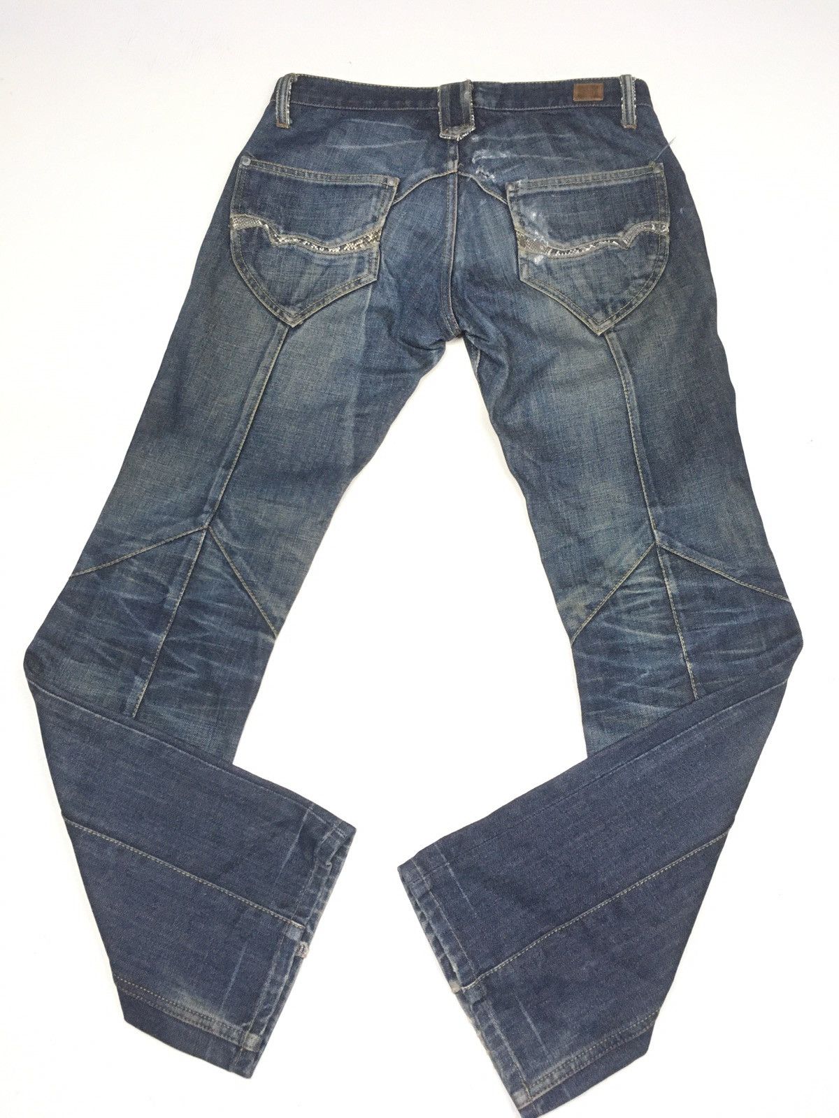 Japanese Brand × Vintage Vintage Nicole club snake trim pocket distressed denim Size US 31 - 6 Thumbnail