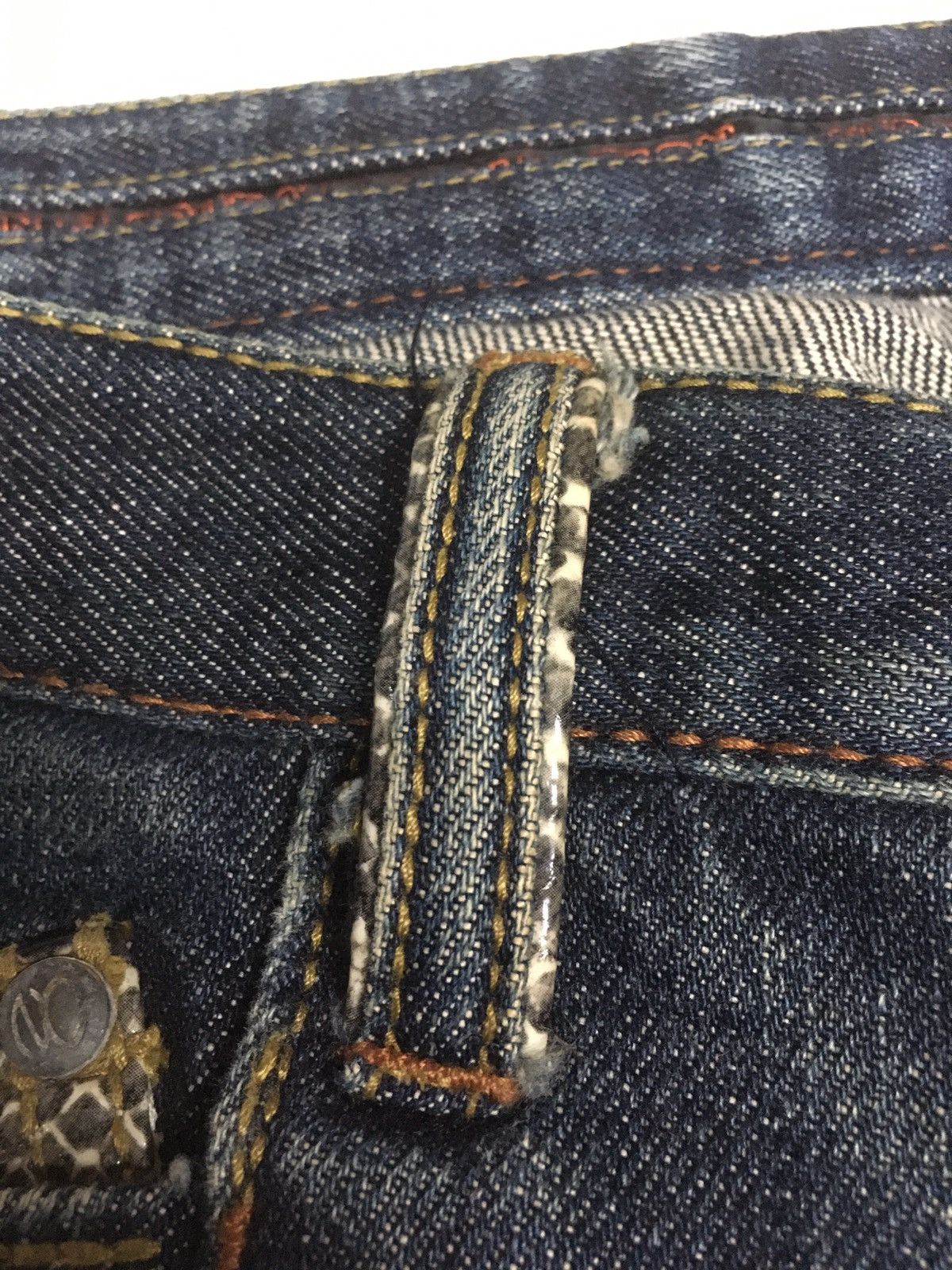 Japanese Brand × Vintage Vintage Nicole club snake trim pocket distressed denim Size US 31 - 11 Thumbnail