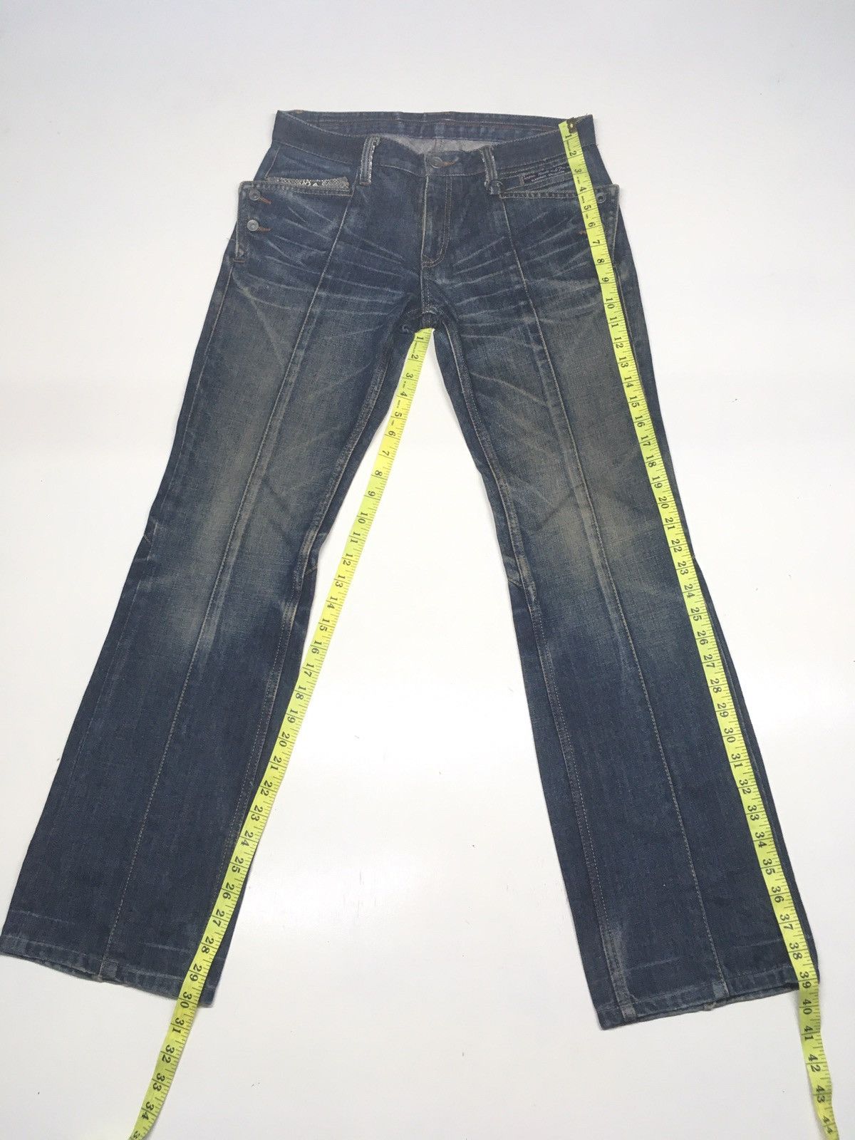 Japanese Brand × Vintage Vintage Nicole club snake trim pocket distressed denim Size US 31 - 2 Thumbnail