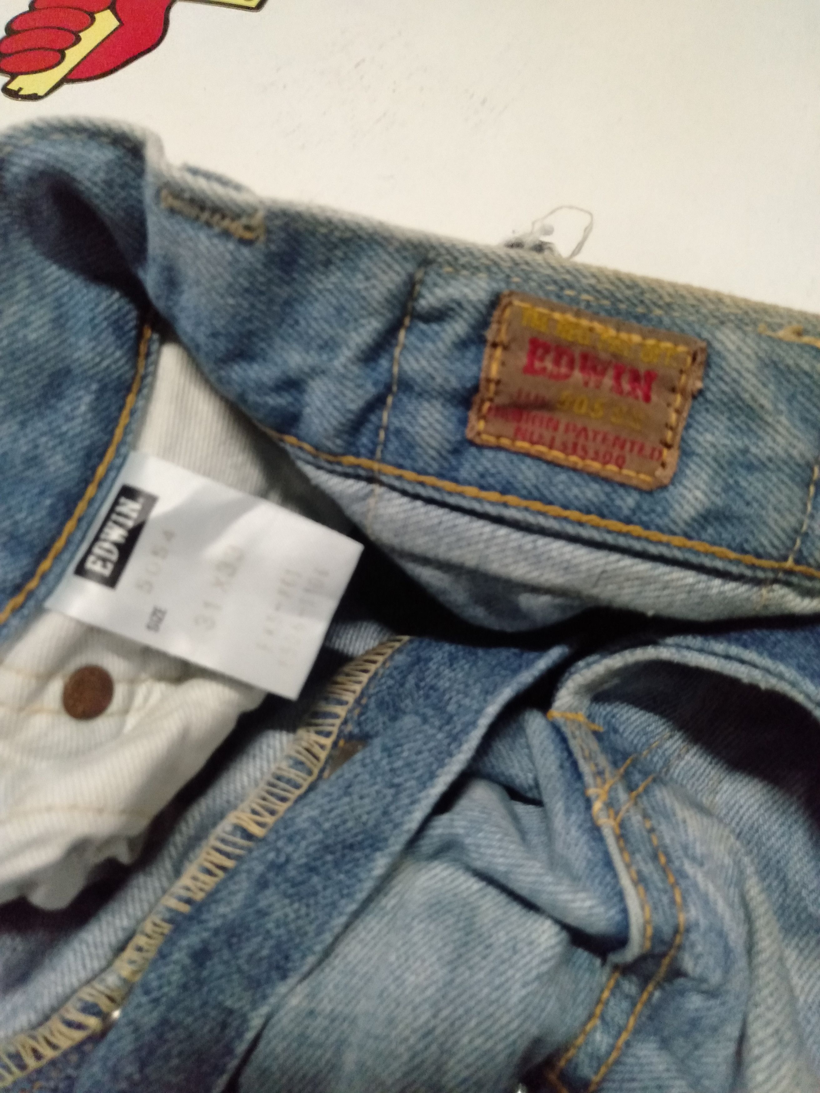 Edwin × Japanese Brand × Vintage vintage Edwin 505sx distressed blue wash selvedge denim Size US 30 / EU 46 - 8 Thumbnail