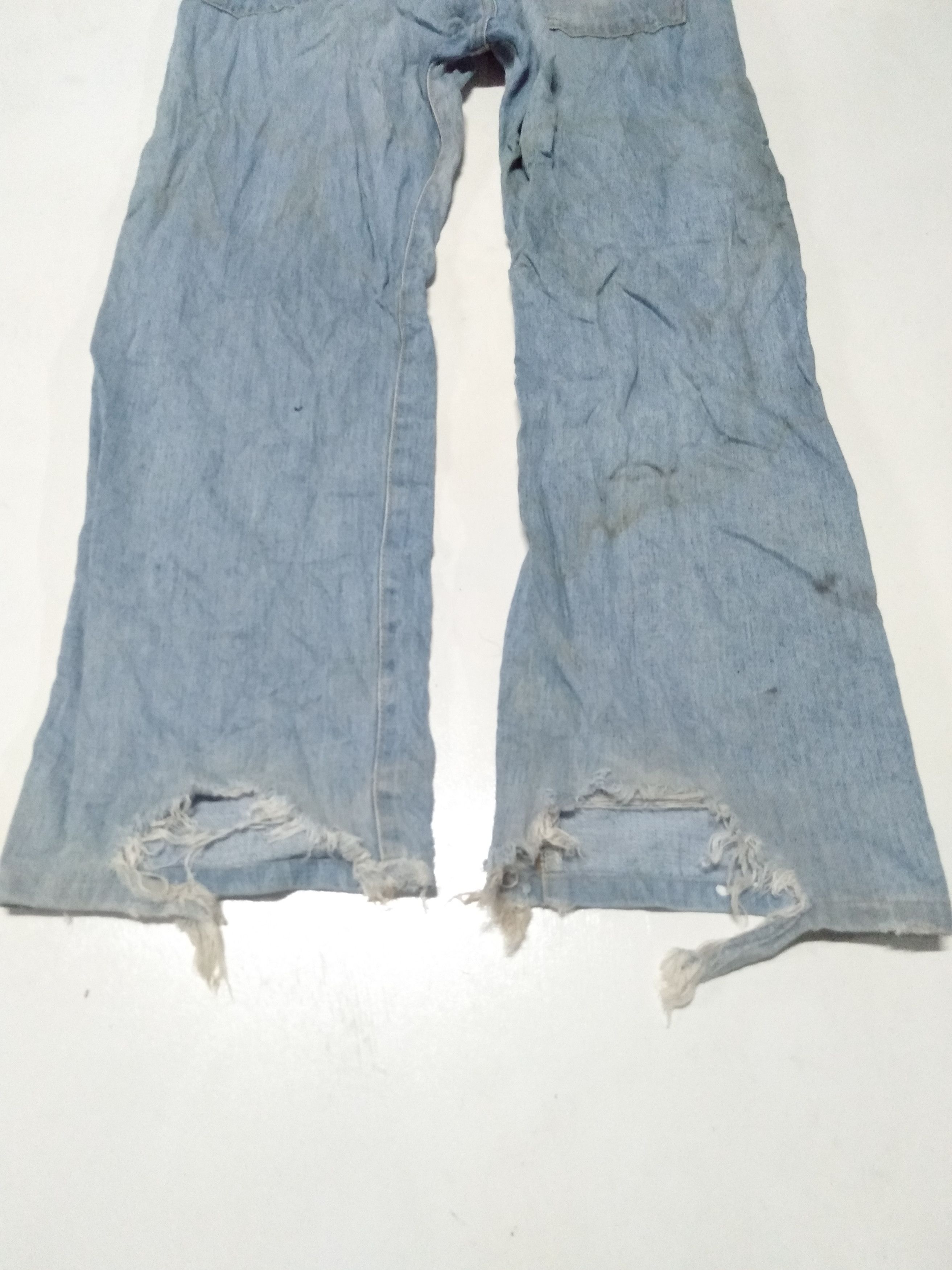 Edwin × Japanese Brand × Vintage vintage Edwin 505sx distressed blue wash selvedge denim Size US 30 / EU 46 - 7 Thumbnail