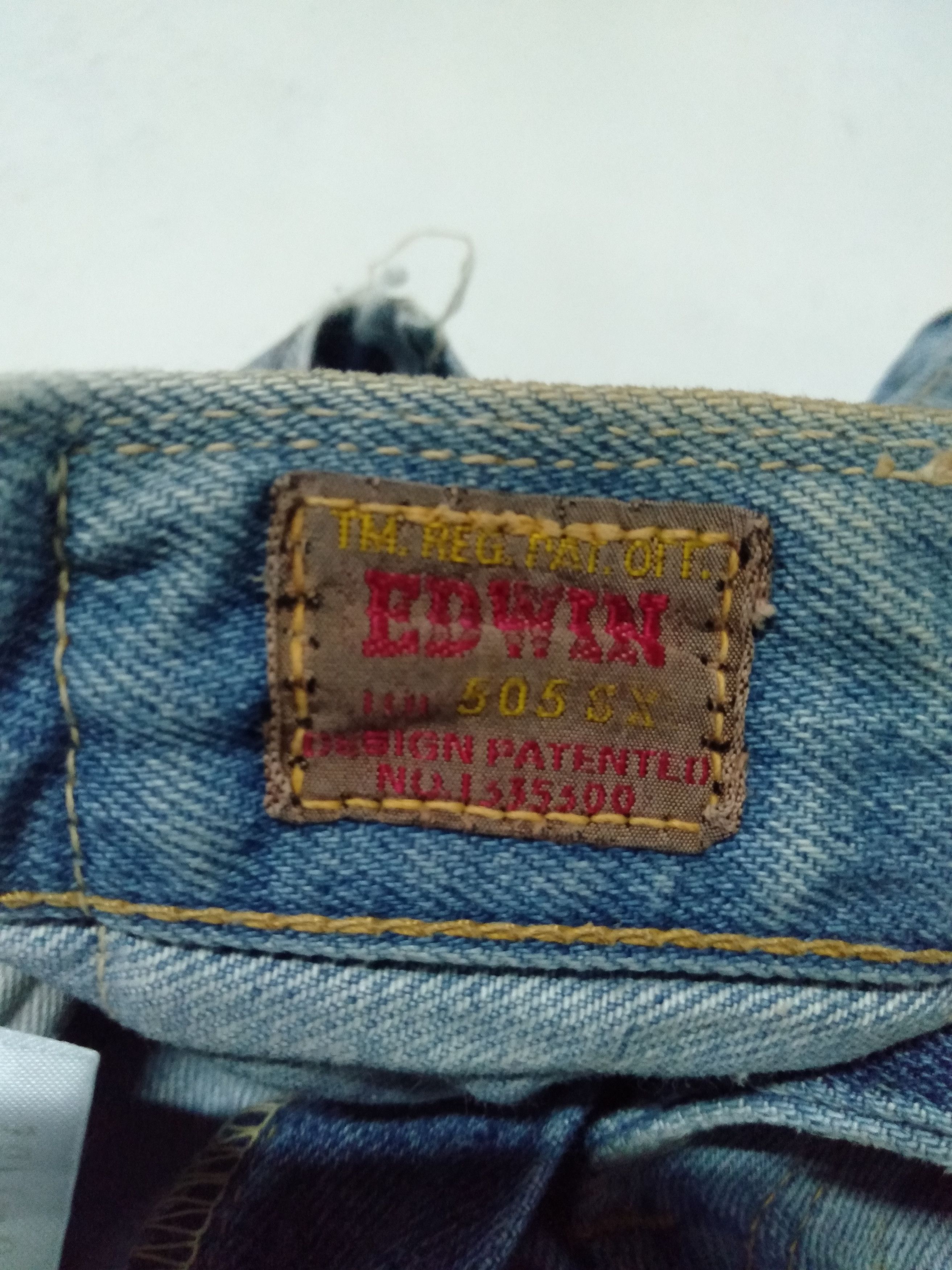 Edwin × Japanese Brand × Vintage vintage Edwin 505sx distressed blue wash selvedge denim Size US 30 / EU 46 - 9 Thumbnail