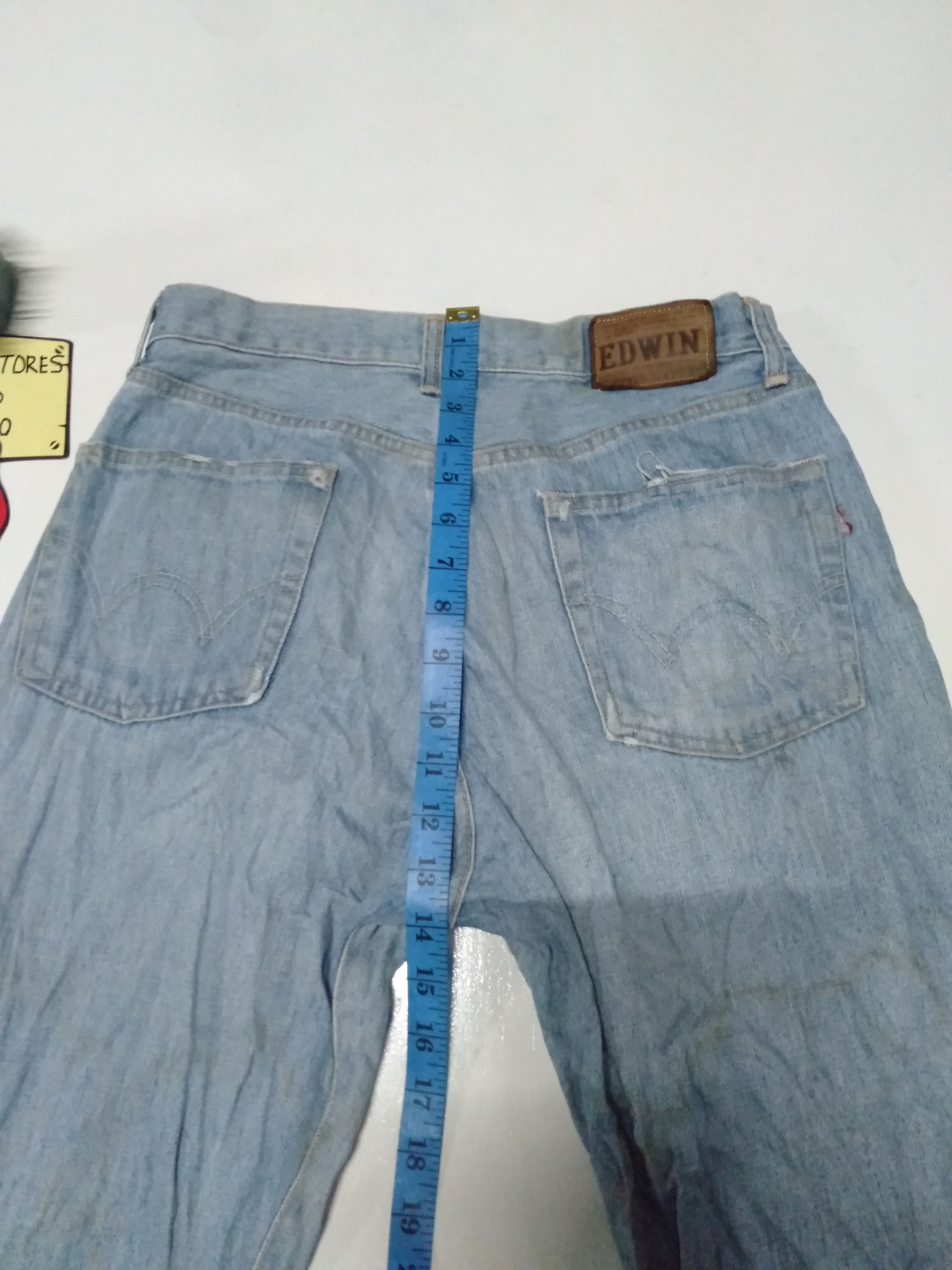 Edwin × Japanese Brand × Vintage vintage Edwin 505sx distressed blue wash selvedge denim Size US 30 / EU 46 - 4 Thumbnail