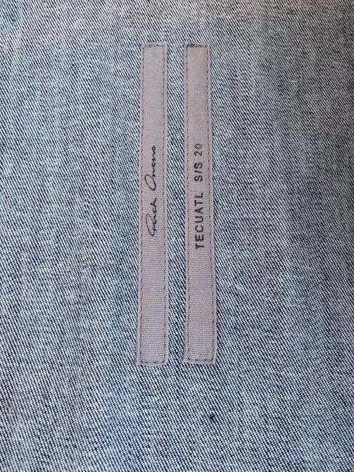 Rick Owens × Rick Owens Drkshdw NEW 🔥 IRIDESCENT METAL COATED DENIM JACKET TECUATL CARTI 50 Size US M / EU 48-50 / 2 - 8 Thumbnail