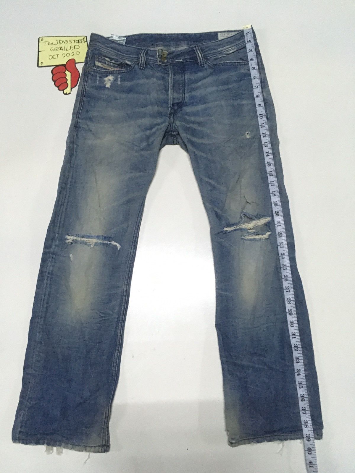 Diesel × Vintage Vintage diesel distressed jeans italy Size US 34 / EU 50 - 2 Thumbnail