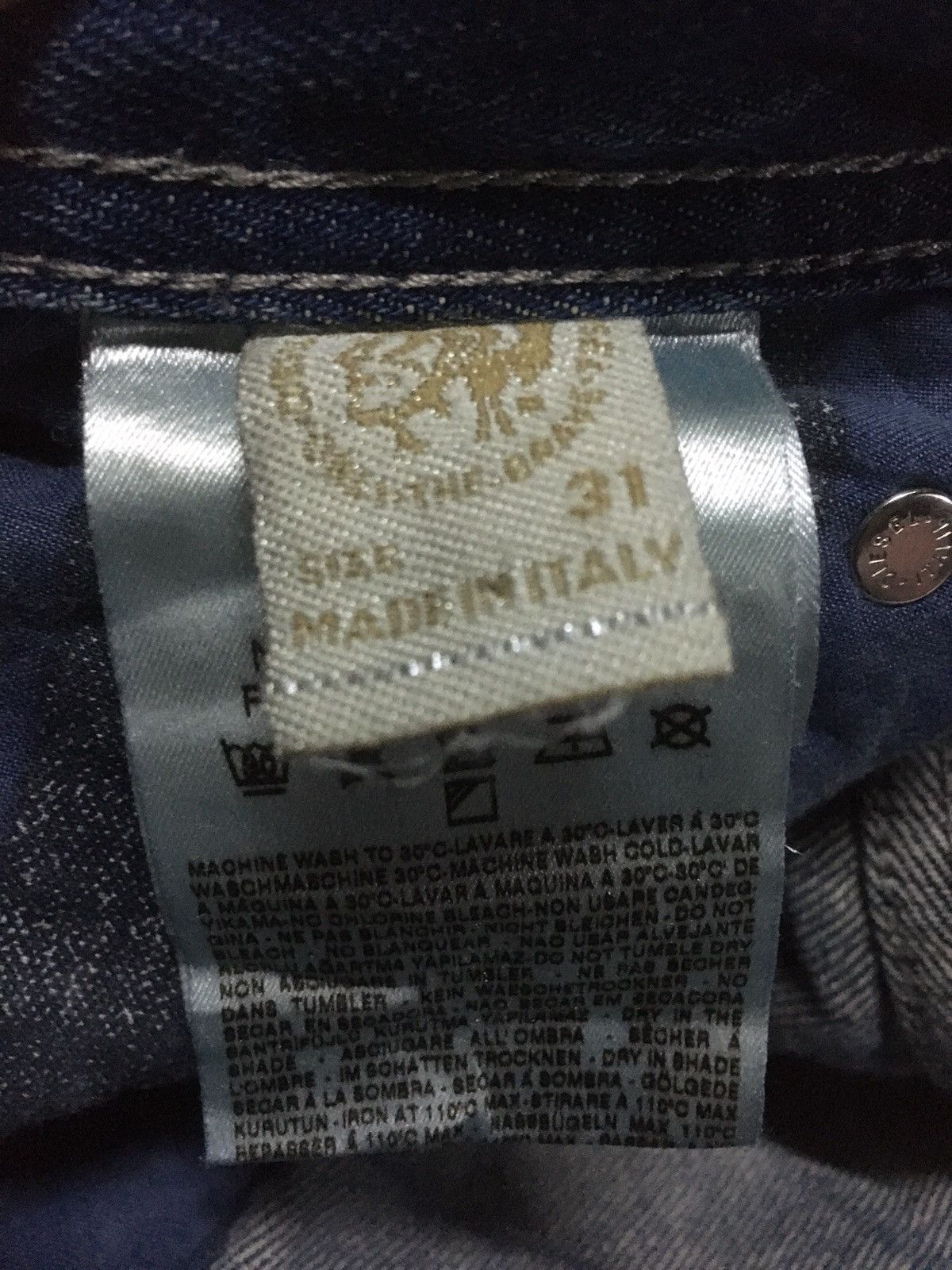 Diesel × Vintage Vintage diesel distressed jeans italy Size US 34 / EU 50 - 13 Thumbnail