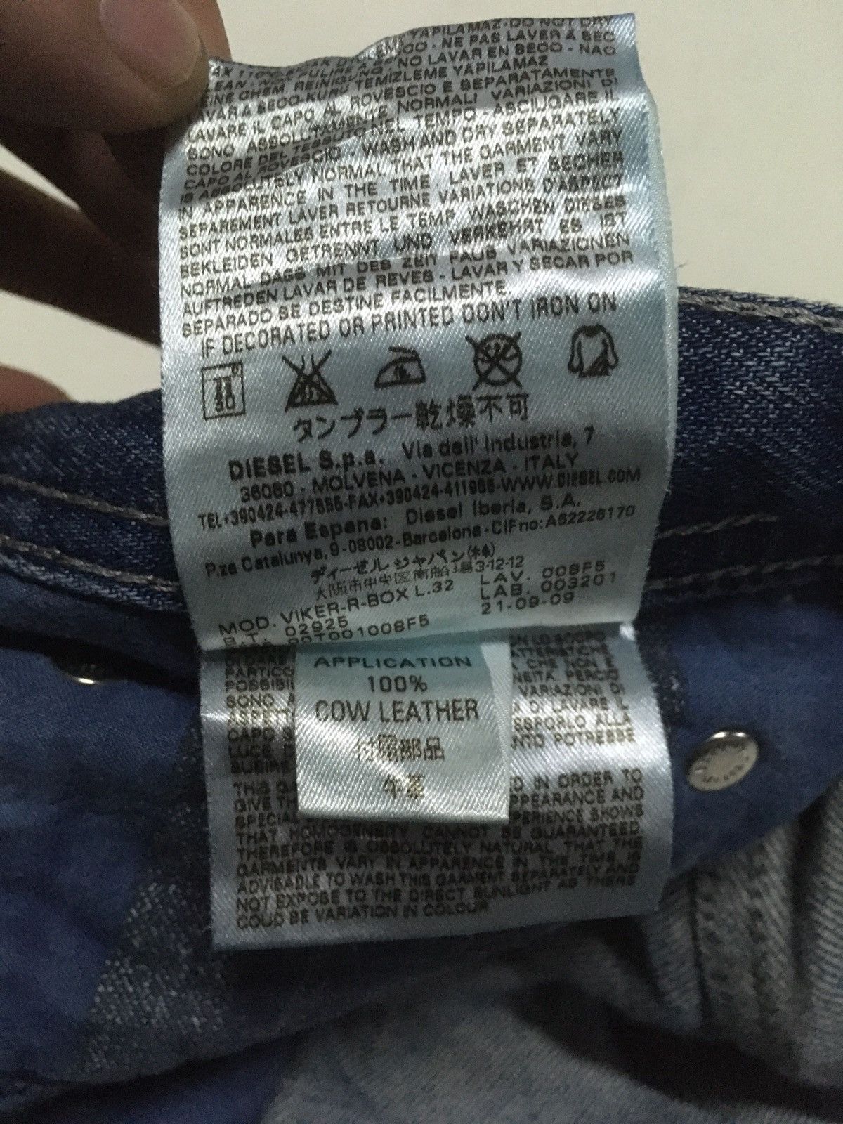 Diesel × Vintage Vintage diesel distressed jeans italy Size US 34 / EU 50 - 15 Thumbnail
