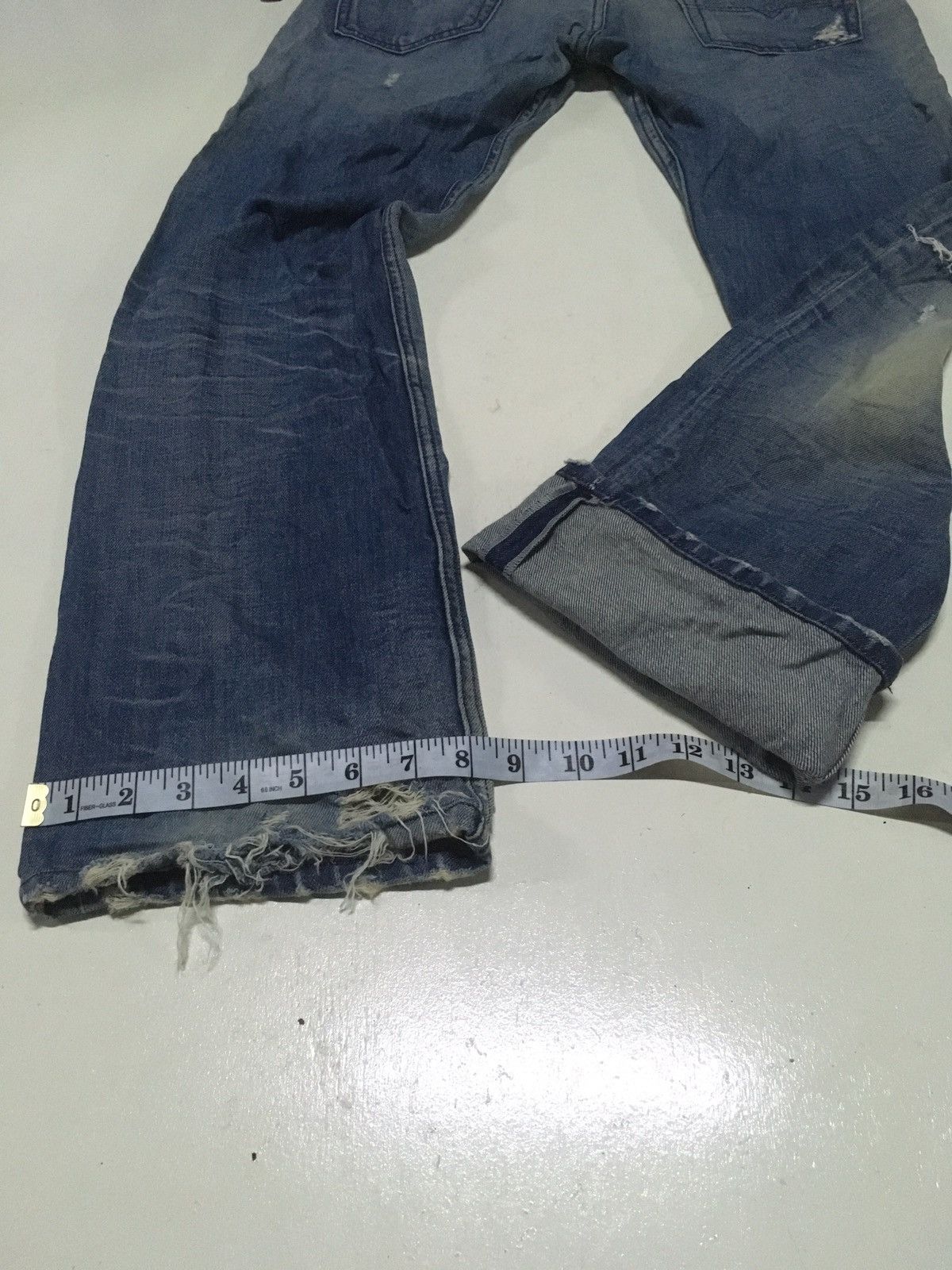Diesel × Vintage Vintage diesel distressed jeans italy Size US 34 / EU 50 - 6 Thumbnail