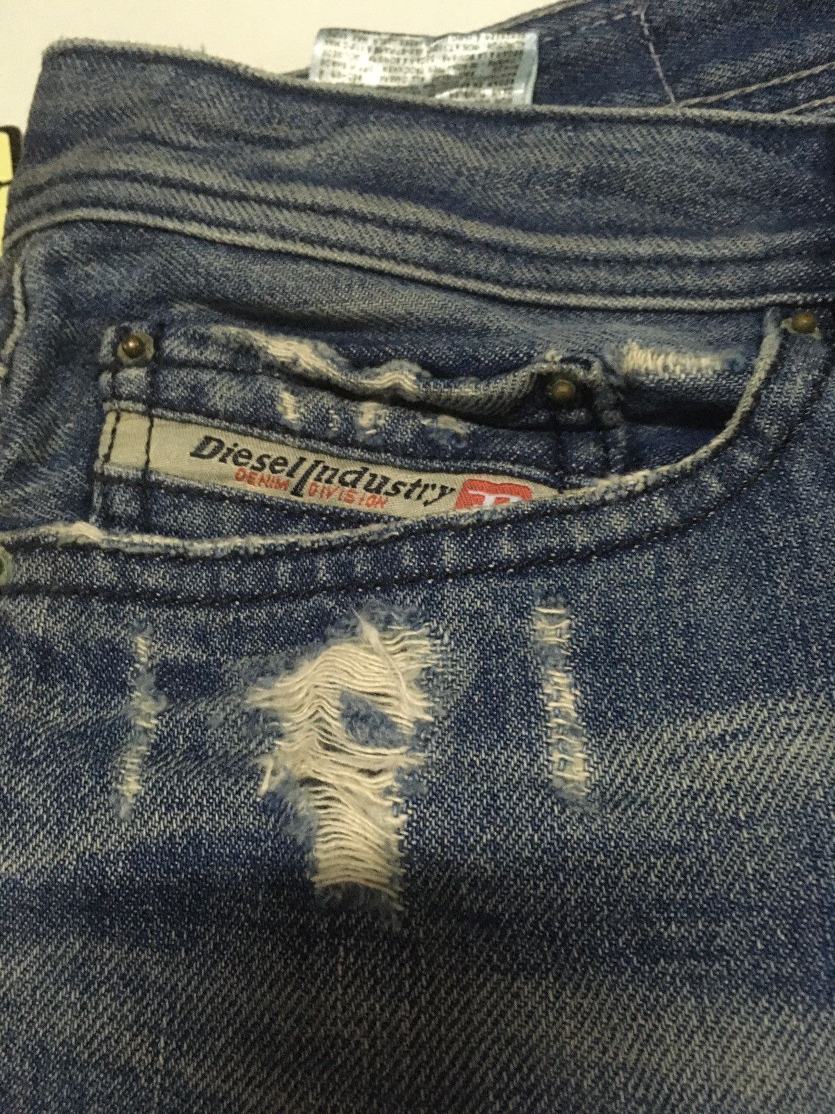 Diesel × Vintage Vintage diesel distressed jeans italy Size US 34 / EU 50 - 9 Thumbnail