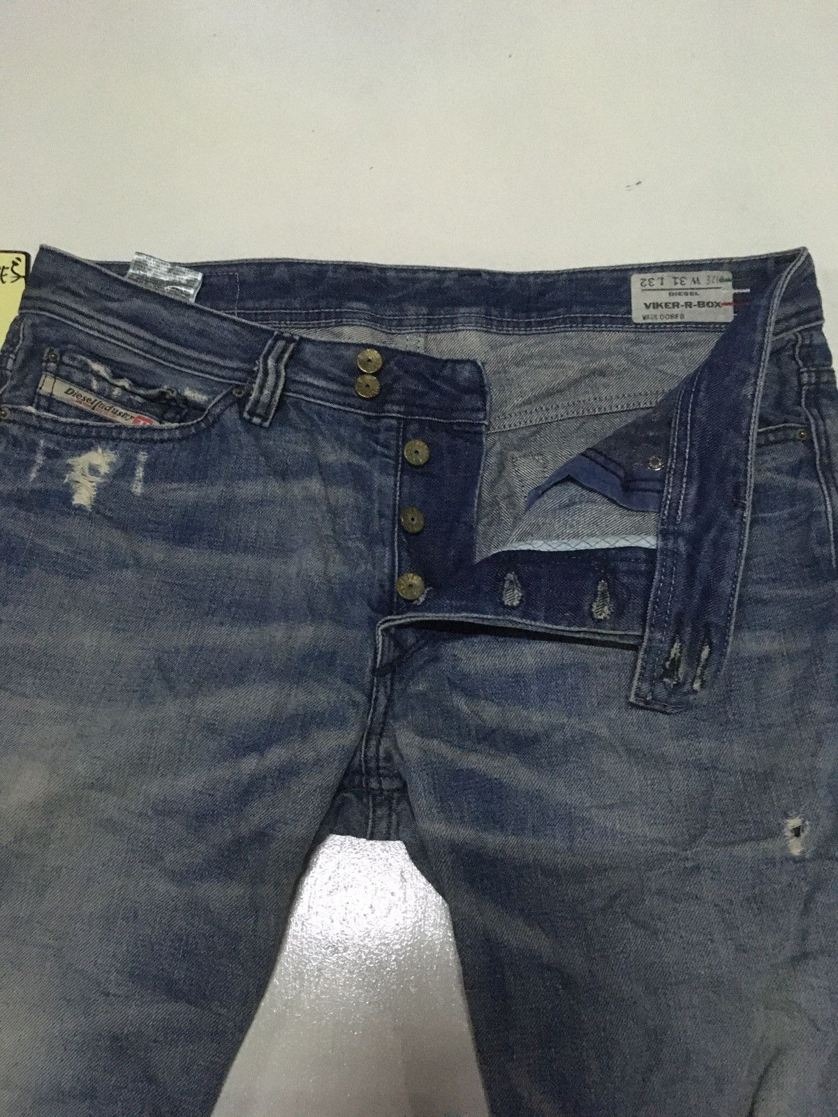 Diesel × Vintage Vintage diesel distressed jeans italy Size US 34 / EU 50 - 7 Thumbnail