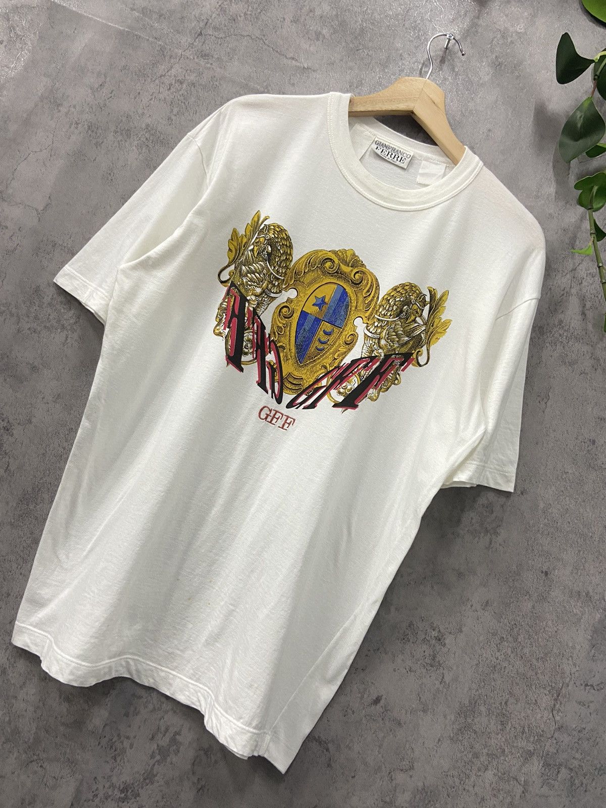 GF Ferre Vintage 90’s Gianfranco Ferre GFF Tshirt Size US L / EU 52-54 / 3 - 2 Thumbnail