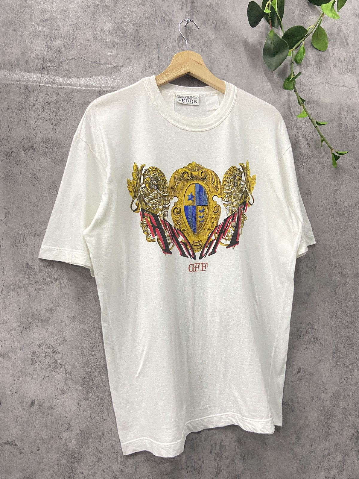 GF Ferre Vintage 90’s Gianfranco Ferre GFF Tshirt Size US L / EU 52-54 / 3 - 3 Thumbnail