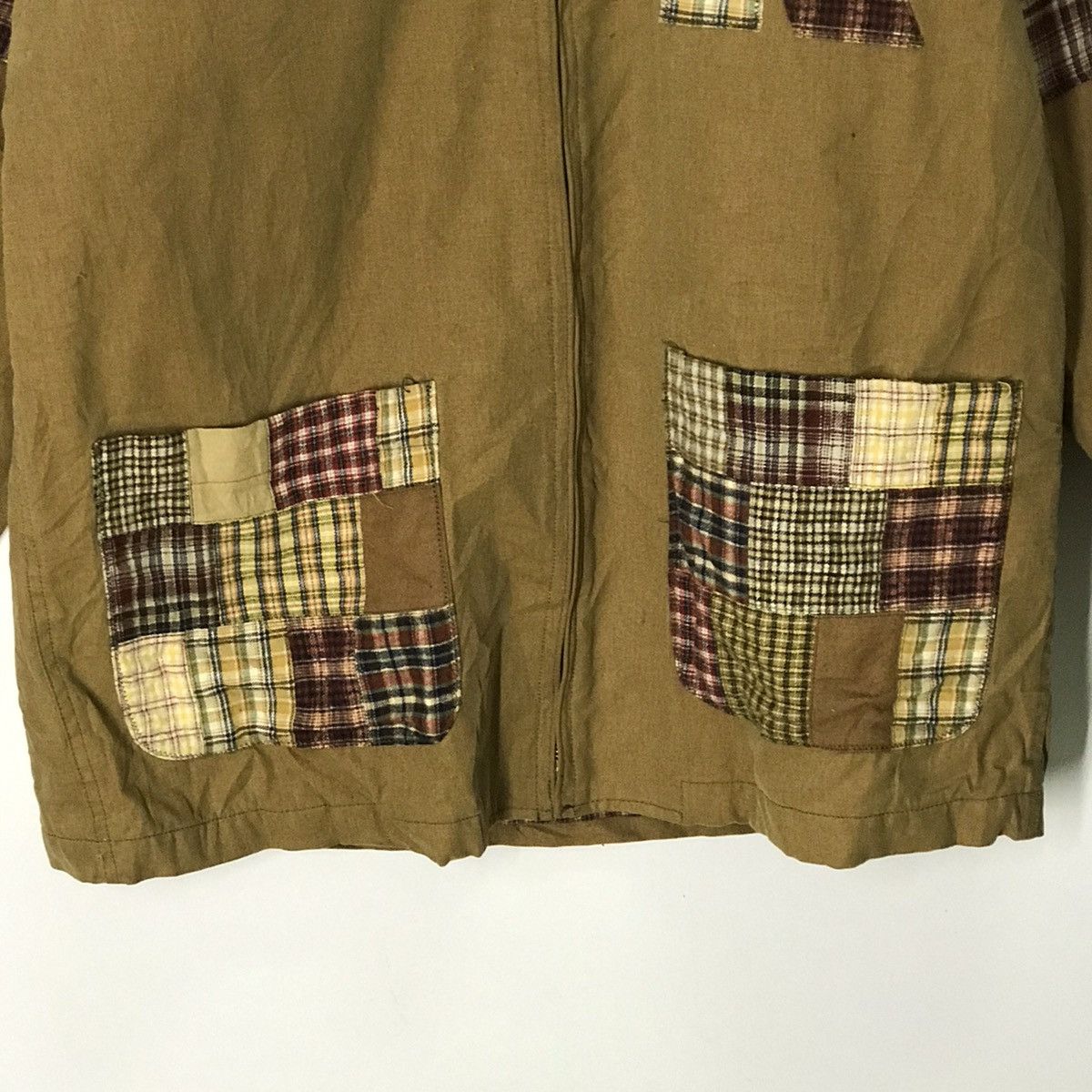 Japanese Brand × Karl Helmut × Pink House Karl helmet x Pink house patchwork design jacket hoodies Size US M / EU 48-50 / 2 - 3 Thumbnail