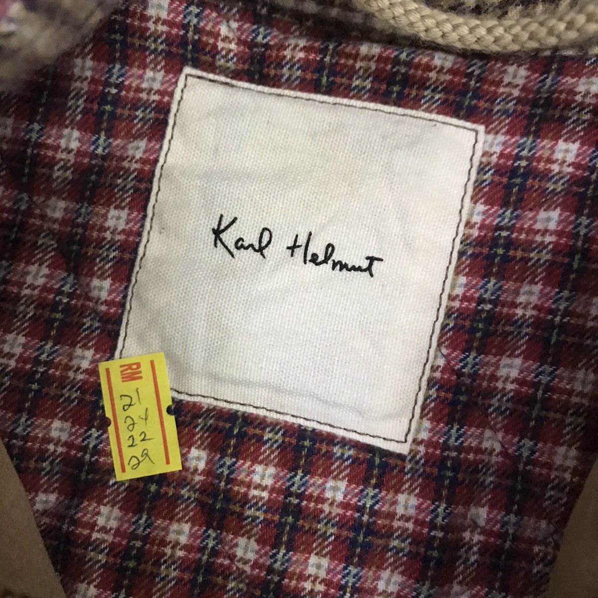 Japanese Brand × Karl Helmut × Pink House Karl helmet x Pink house patchwork design jacket hoodies Size US M / EU 48-50 / 2 - 7 Thumbnail