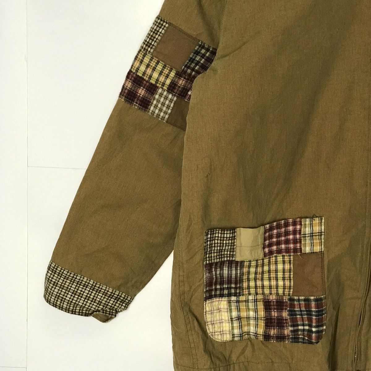 Japanese Brand × Karl Helmut × Pink House Karl helmet x Pink house patchwork design jacket hoodies Size US M / EU 48-50 / 2 - 4 Thumbnail