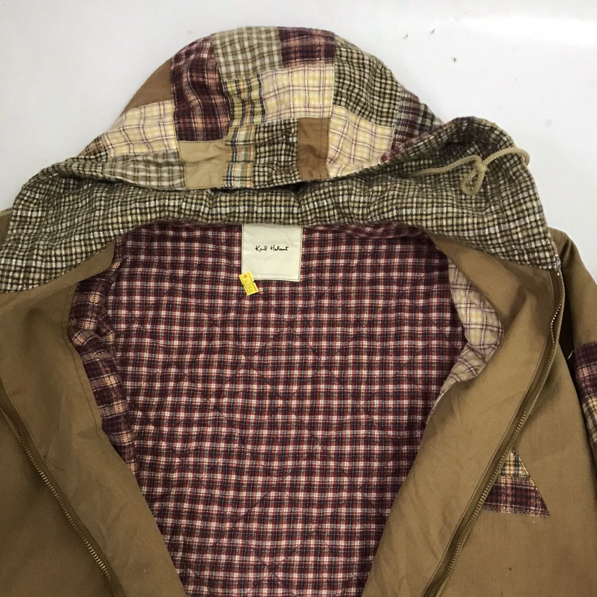Japanese Brand × Karl Helmut × Pink House Karl helmet x Pink house patchwork design jacket hoodies Size US M / EU 48-50 / 2 - 10 Thumbnail