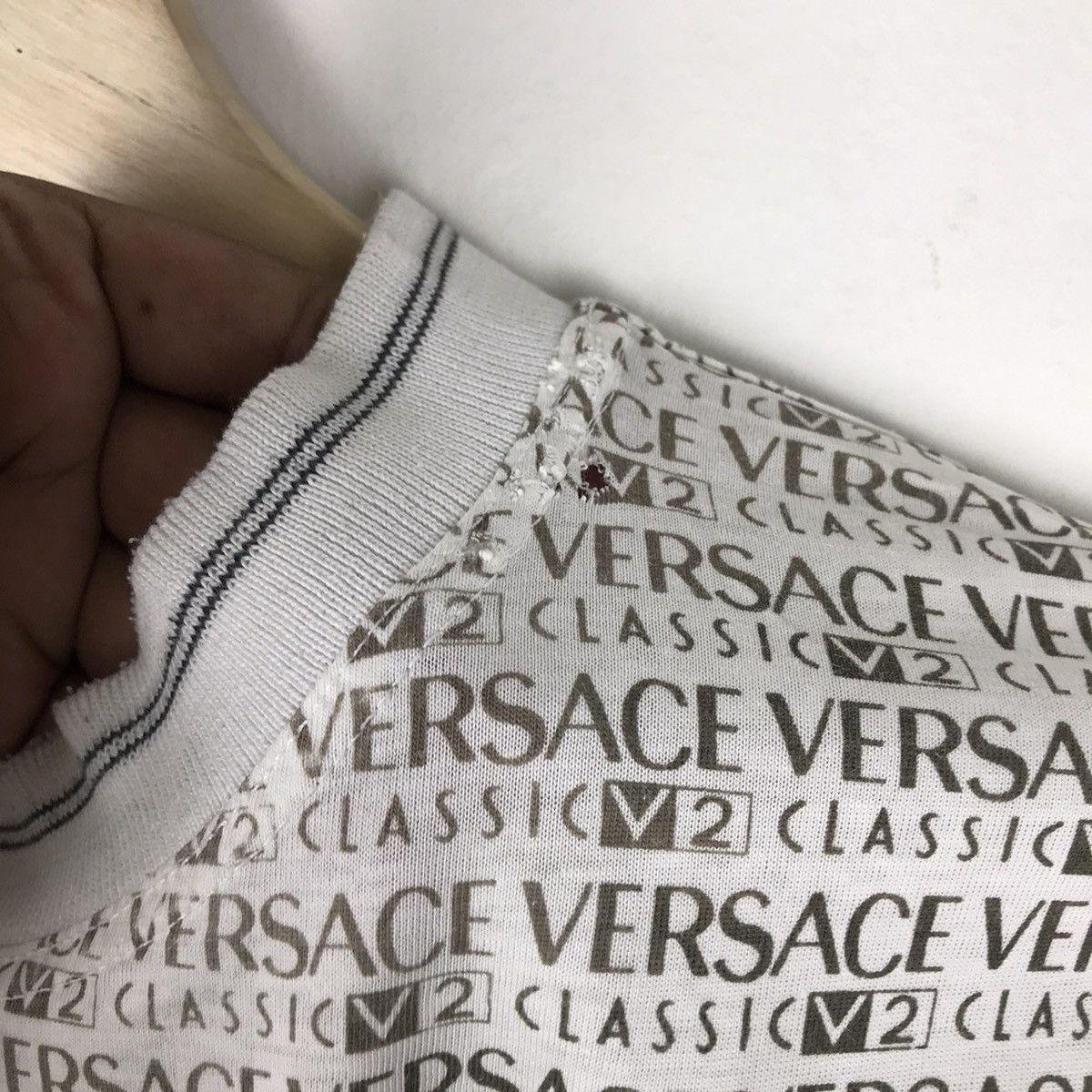 Versace × Vintage Vintage Versace Classic V2 Fullprint Tee Size US M / EU 48-50 / 2 - 4 Thumbnail