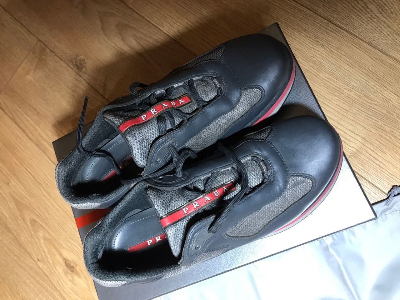Prada Final Price Prada Rare America’s Cup low platform sneakers Size US 8 / EU 41 - 1 Thumbnail