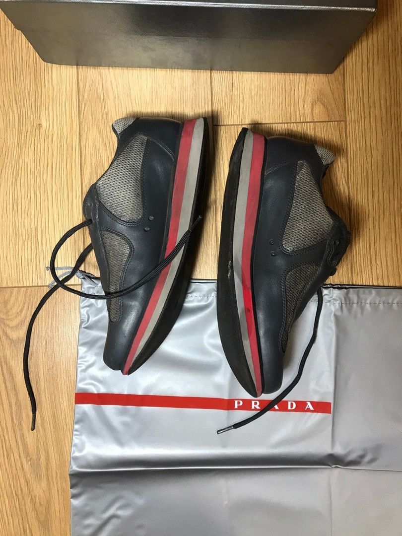 Prada Final Price Prada Rare America’s Cup low platform sneakers Size US 8 / EU 41 - 8 Thumbnail