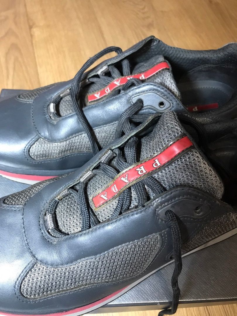 Prada Final Price Prada Rare America’s Cup low platform sneakers Size US 8 / EU 41 - 4 Thumbnail