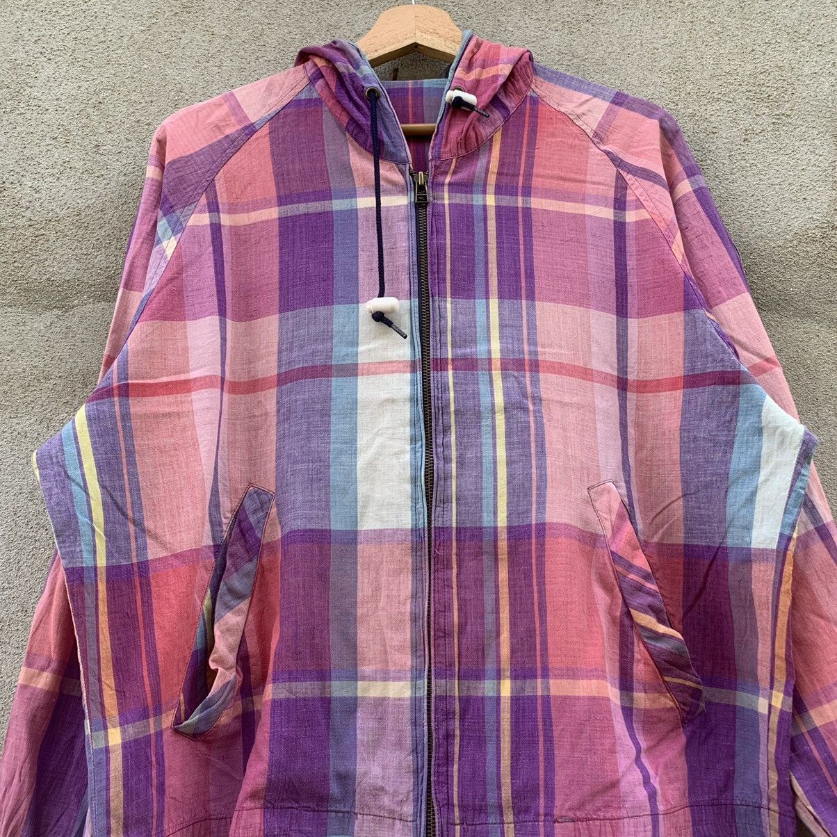 Japanese Brand × McGregor × Vintage VINTAGE MCGREGOR HOODIE TROPICAL OCEAN PLAID CHECK JACKET Size US L / EU 52-54 / 3 - 5 Thumbnail