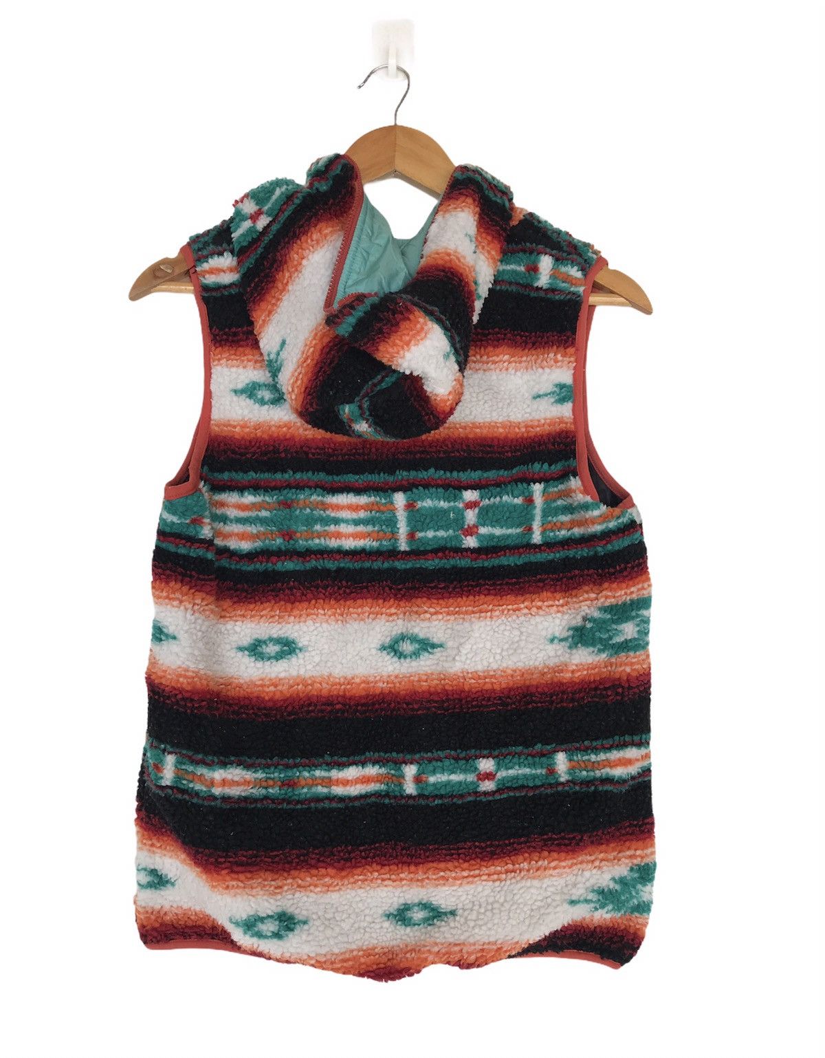 Billabong Reversibe Billabong Aztec Fleece Hoodie Vest Jacket Size US S / EU 44-46 / 1 - 5 Thumbnail