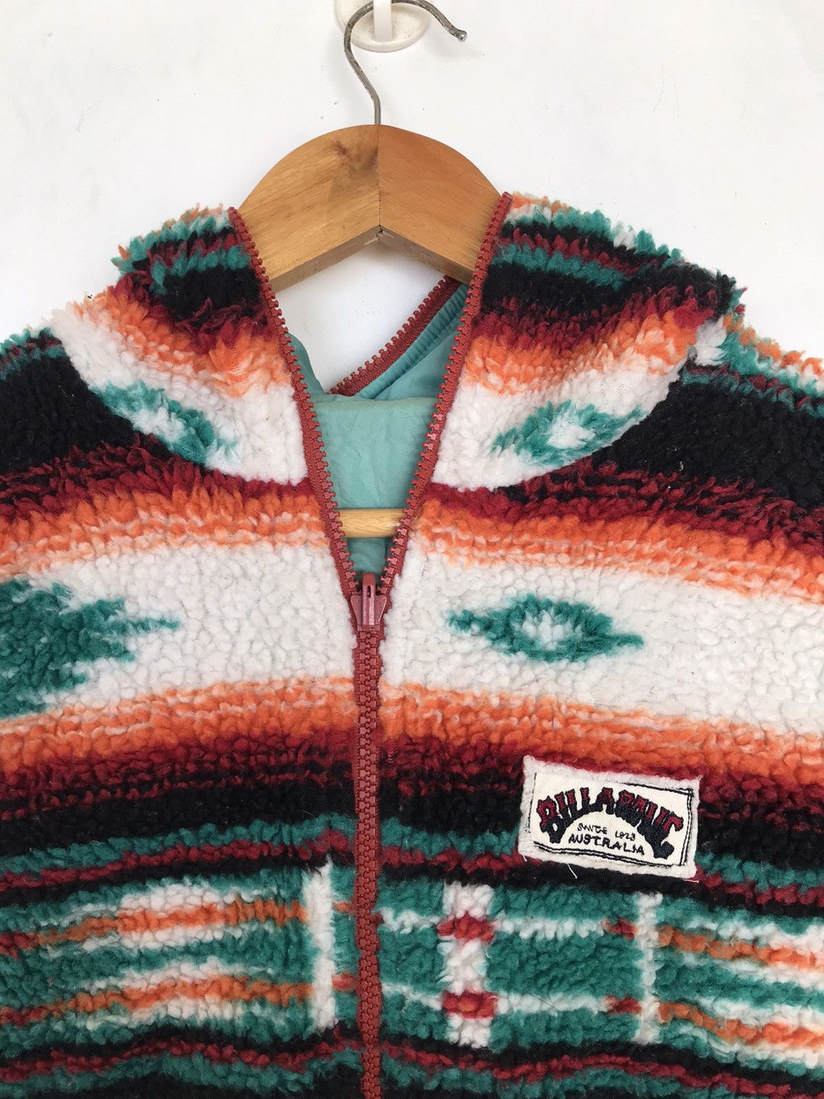 Billabong Reversibe Billabong Aztec Fleece Hoodie Vest Jacket Size US S / EU 44-46 / 1 - 4 Thumbnail