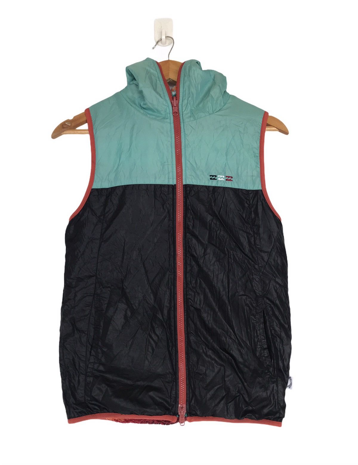 Billabong Reversibe Billabong Aztec Fleece Hoodie Vest Jacket Size US S / EU 44-46 / 1 - 3 Thumbnail